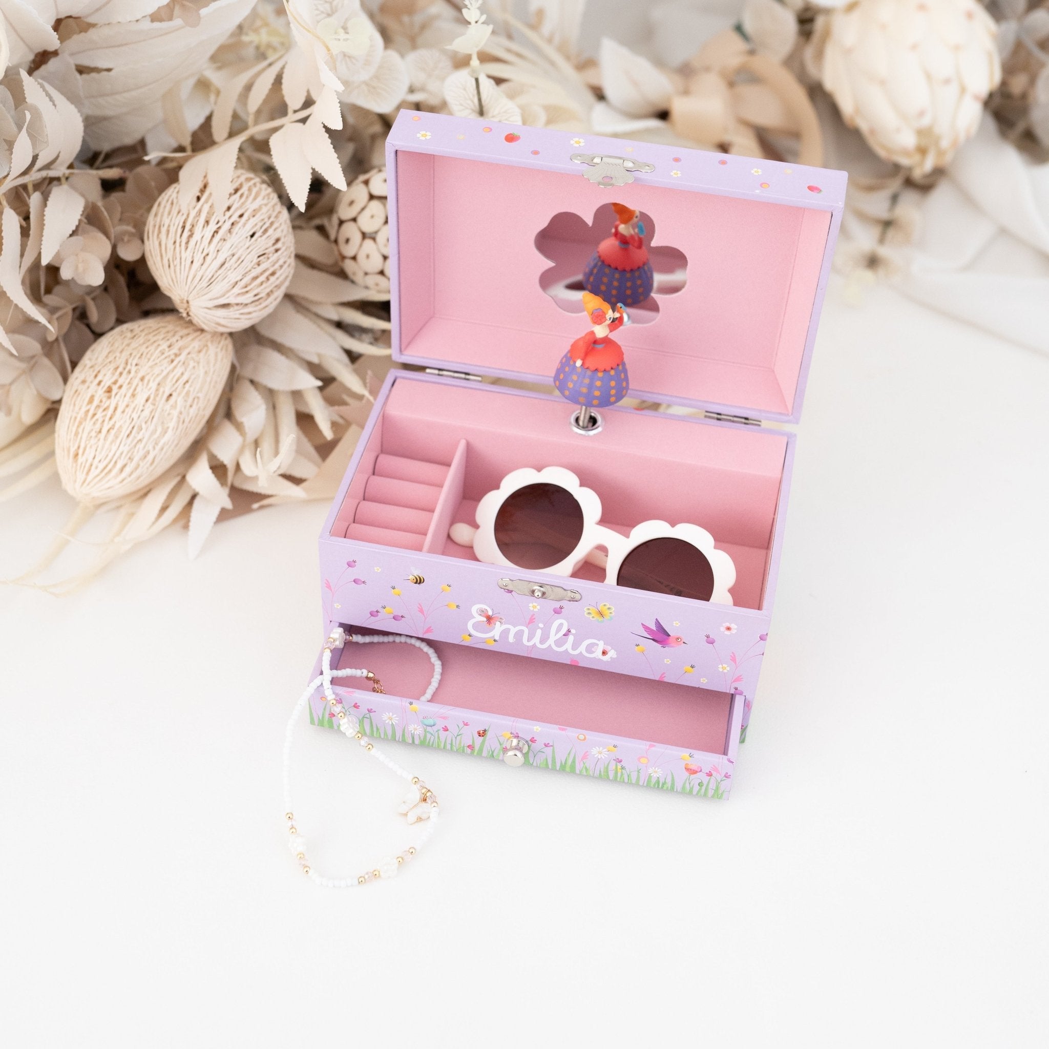 DJECO Schmuckkästen mit Spieluhr - Prinzessin/Reh - wunderwunsch