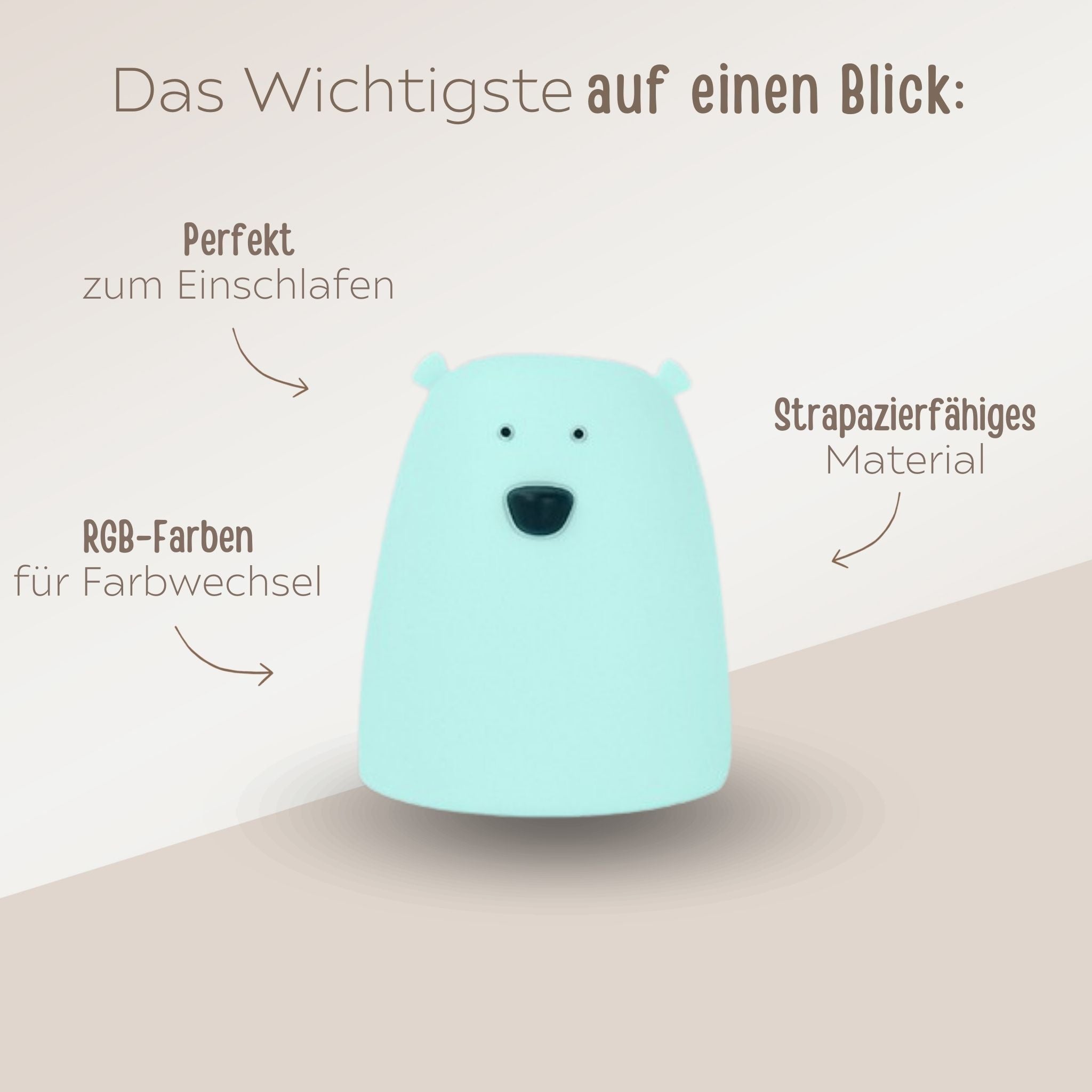 ECO LIGHT Nachtlicht - Bär - wunderwunsch