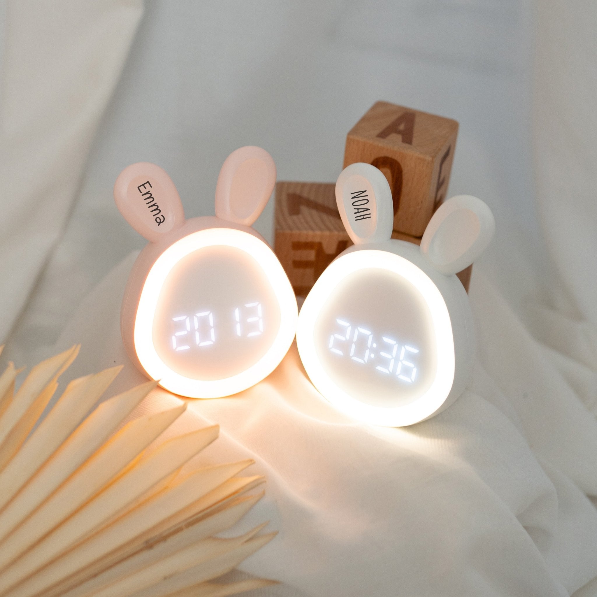 ECO LIGHT Wecker - Hasenkopf - wunderwunsch