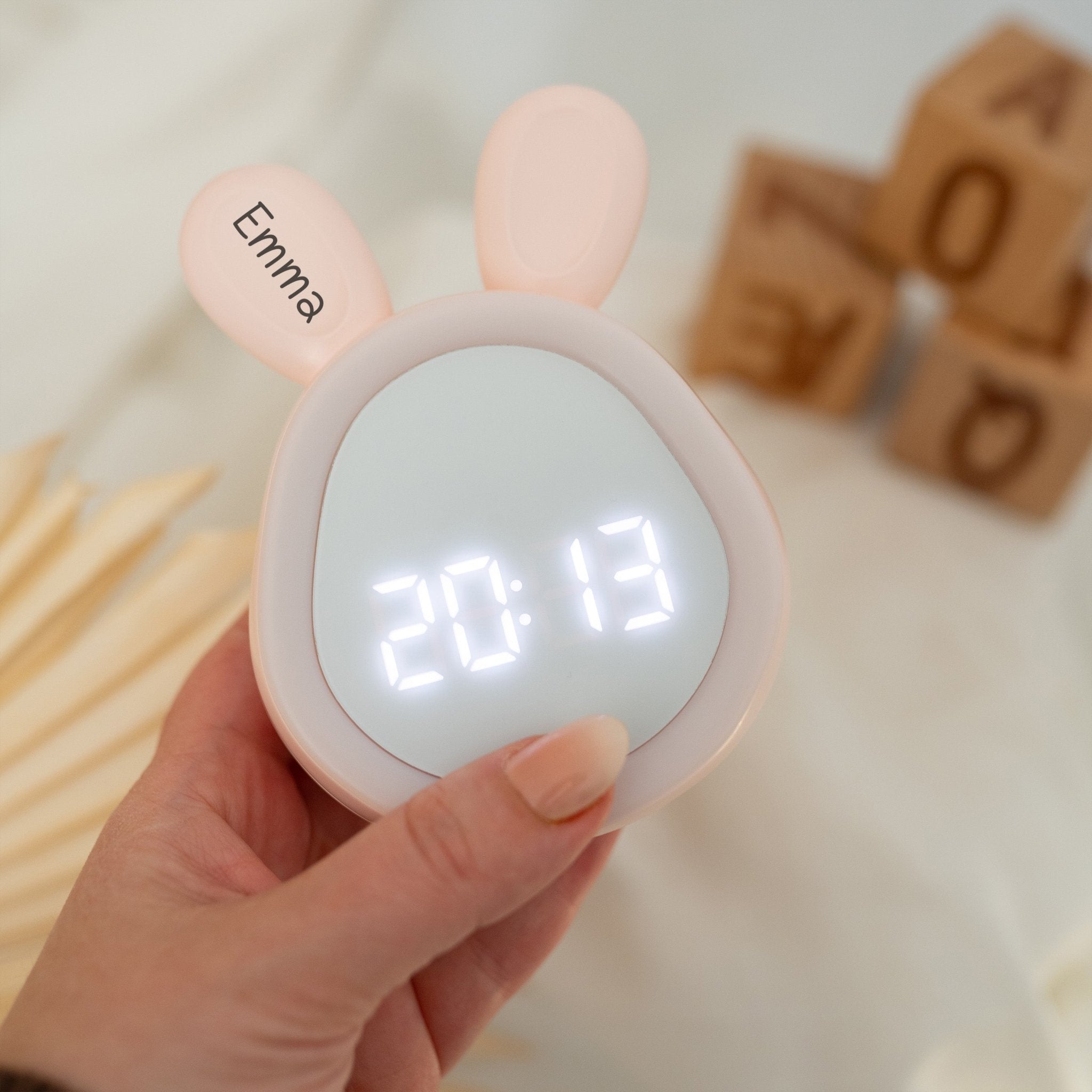 ECO LIGHT Wecker - Hasenkopf - wunderwunsch