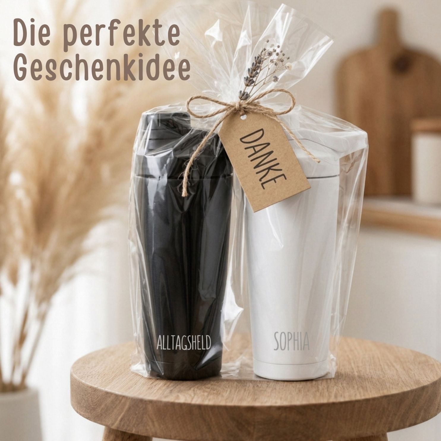 Edelstahl Shaker 700ml personalisiert - Wunschname - wunderwunsch