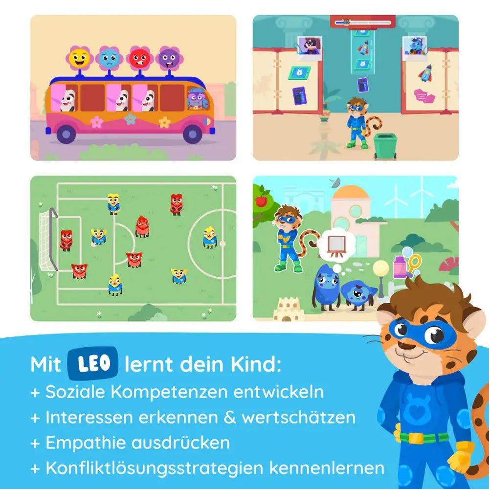 EDURINO Figur Leo - Freundschaft und Soziales - wunderwunsch