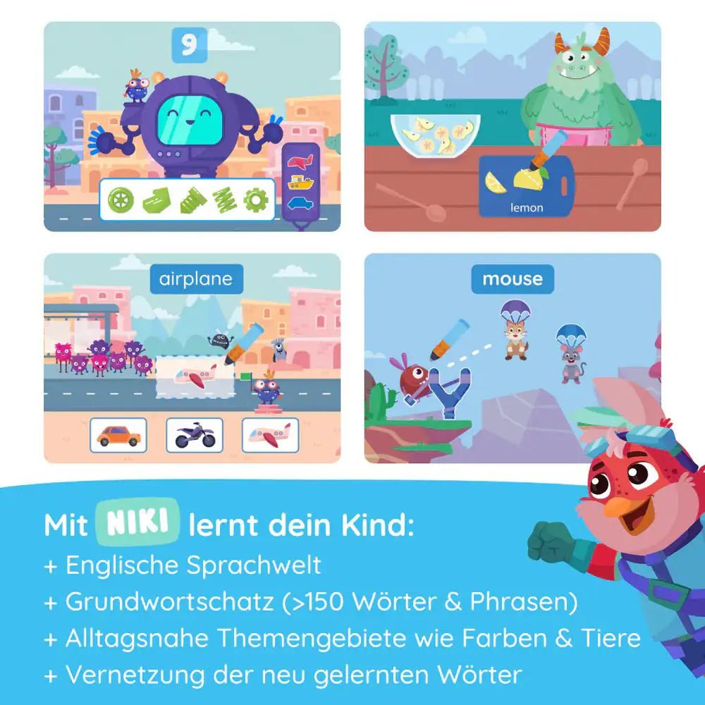 EDURINO Figur Niki - Erstes Englisch - wunderwunsch