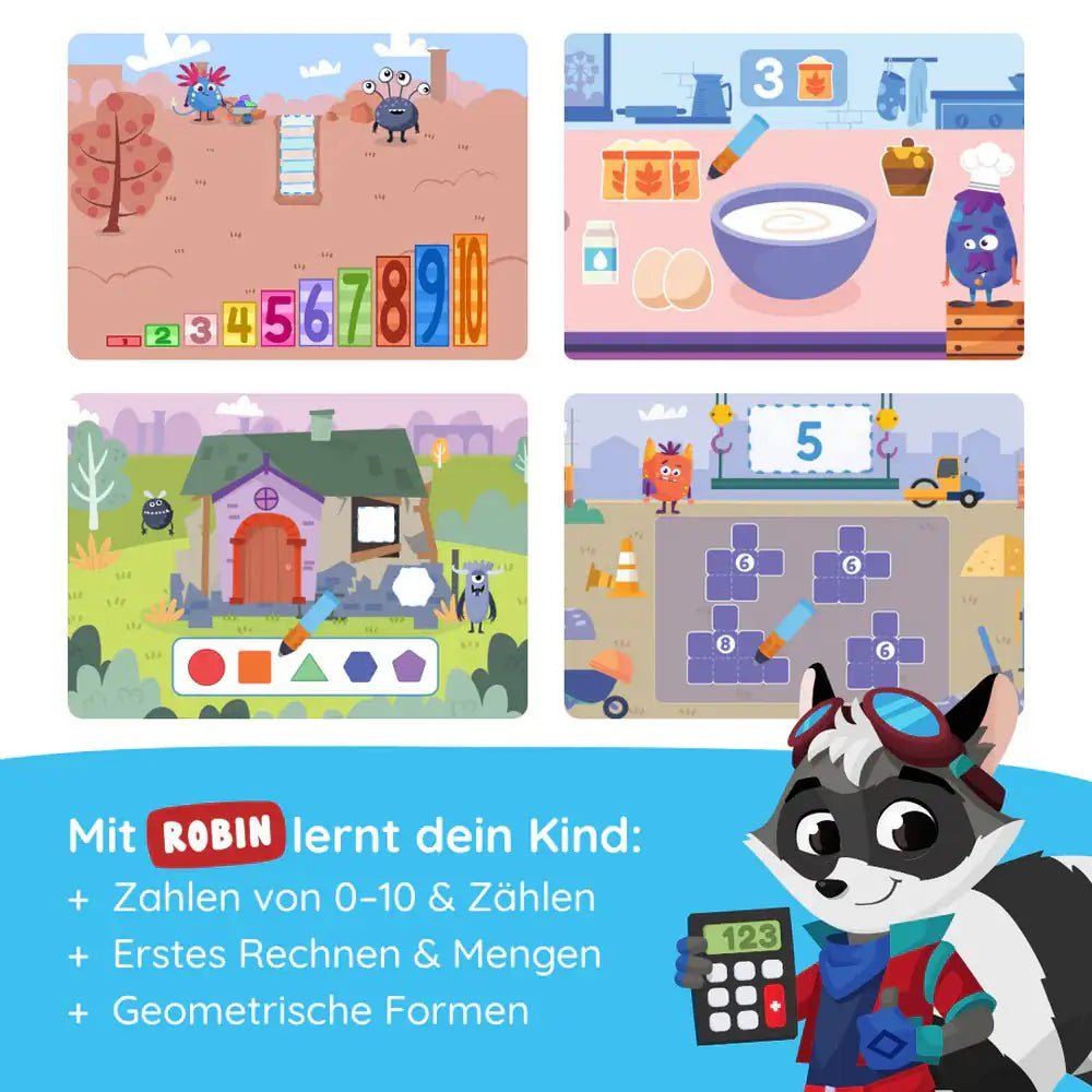 EDURINO Figur Robin - Zahlen & Mengen - wunderwunsch