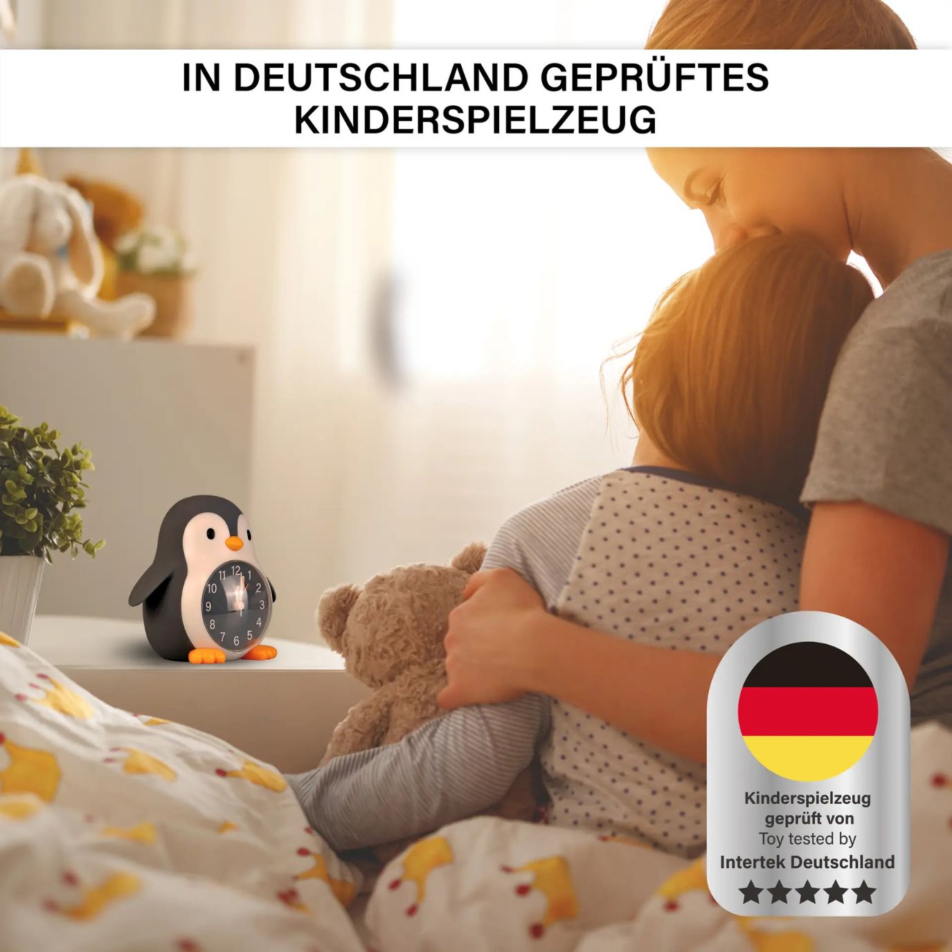 EGGY&FRIENDS Pinguin Wecker personalisierbar - wunderwunsch