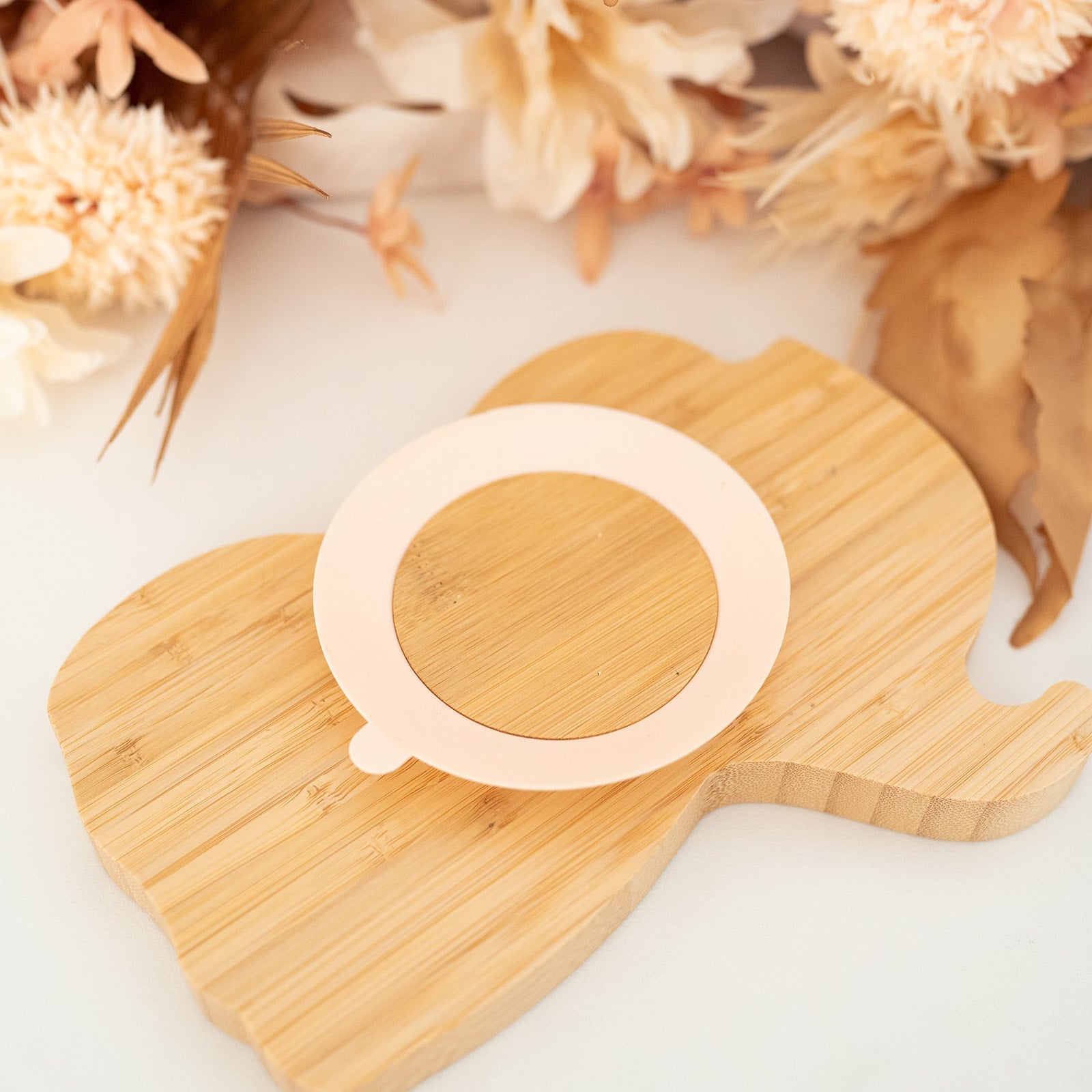 Elefant Bambusteller mit Saugnapf - wunderwunsch