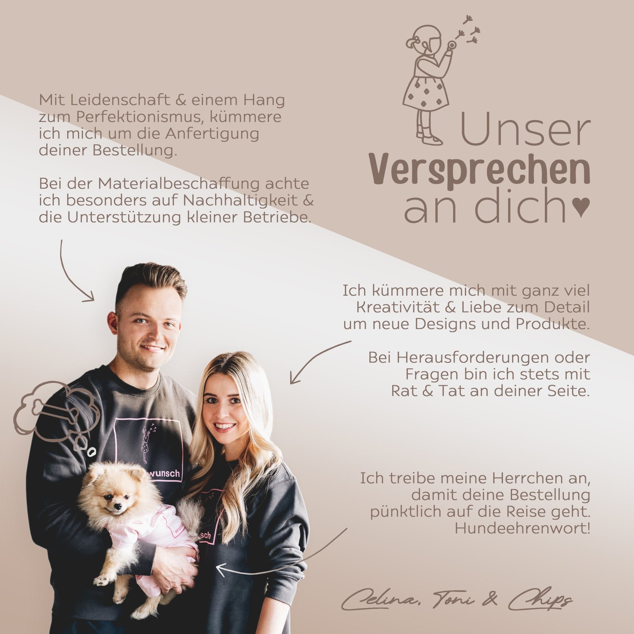 Emaille Kindertasse personalisiert - Taufe Tier Regenbogen - wunderwunsch