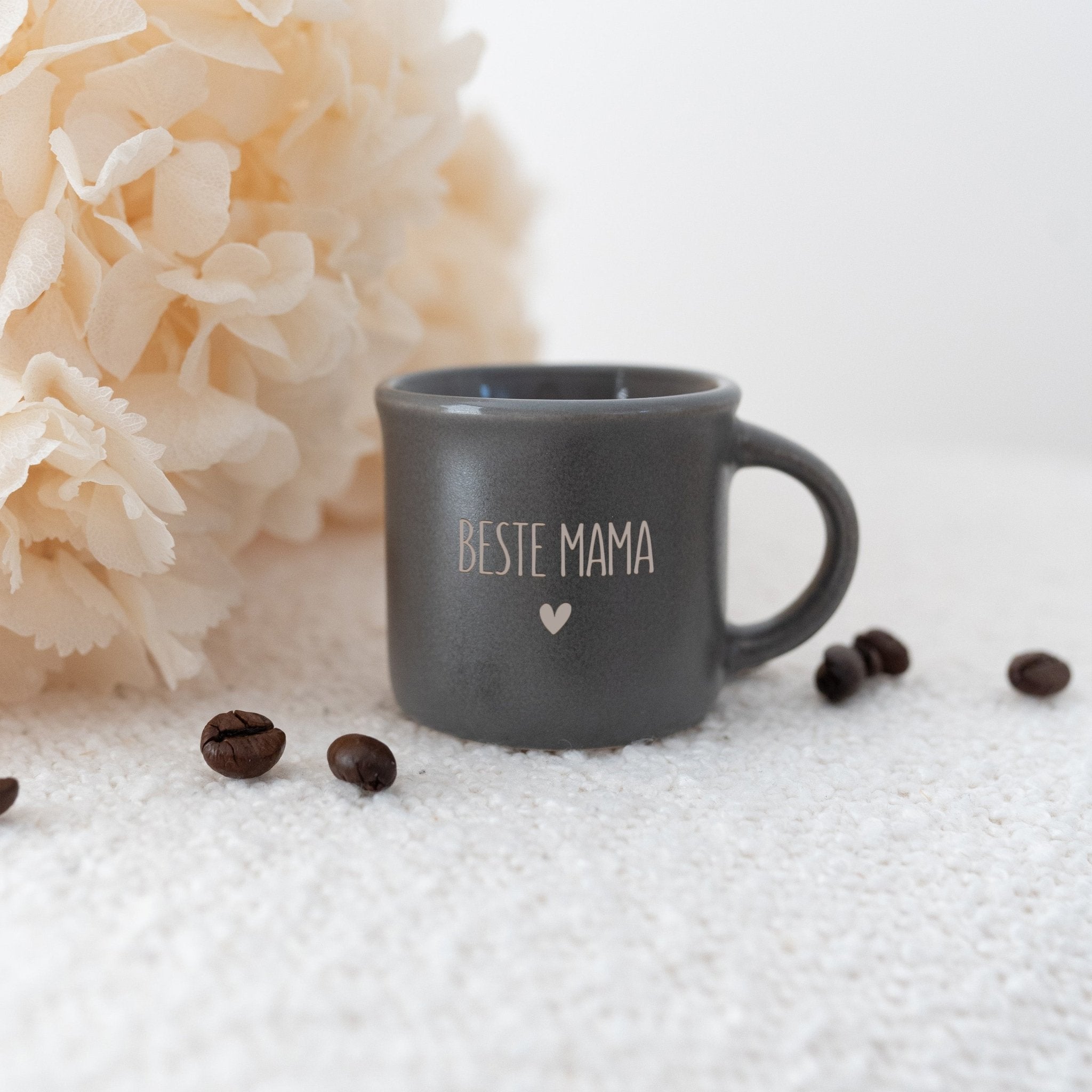 Espresso Tasse Keramik - Name und Herz - wunderwunsch