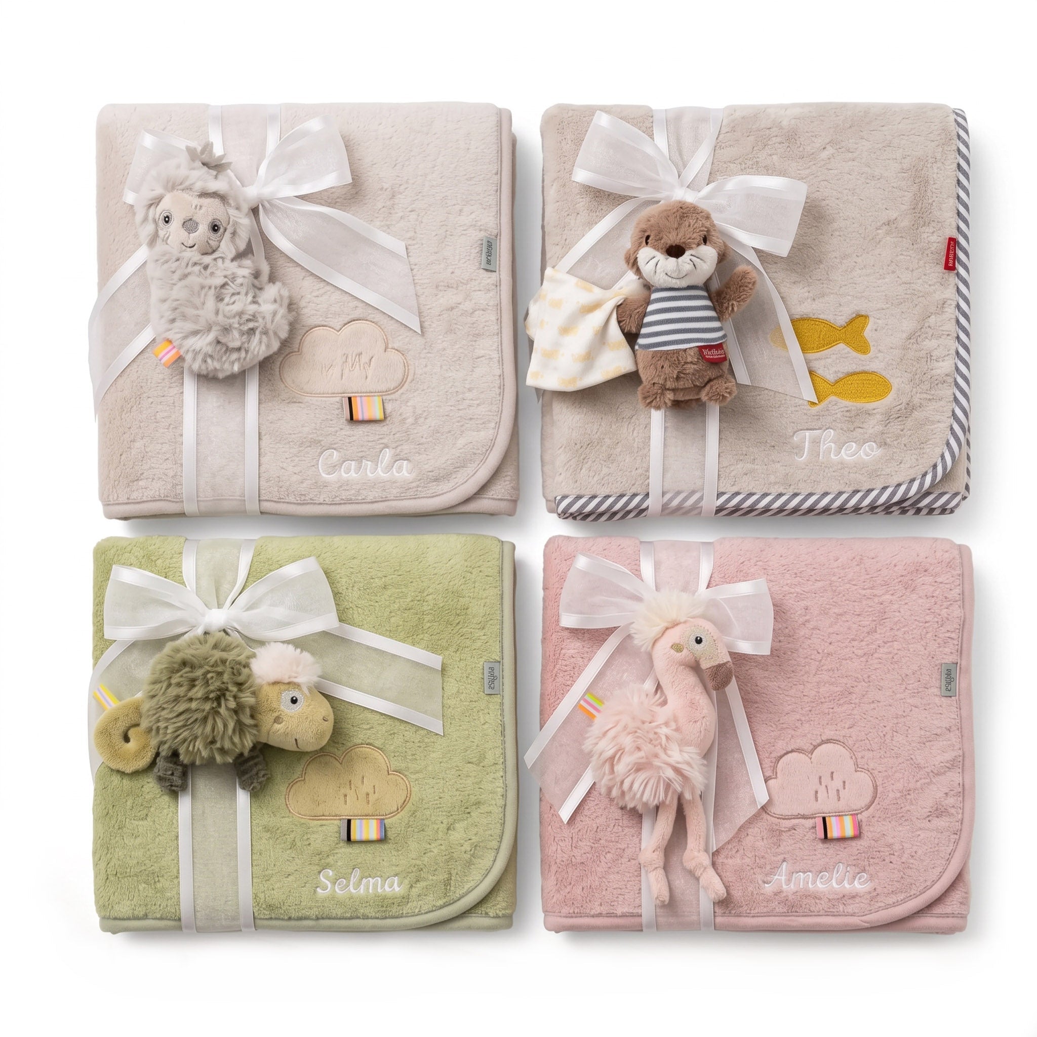 FEHN Babydecke personalisiert - wunderwunsch