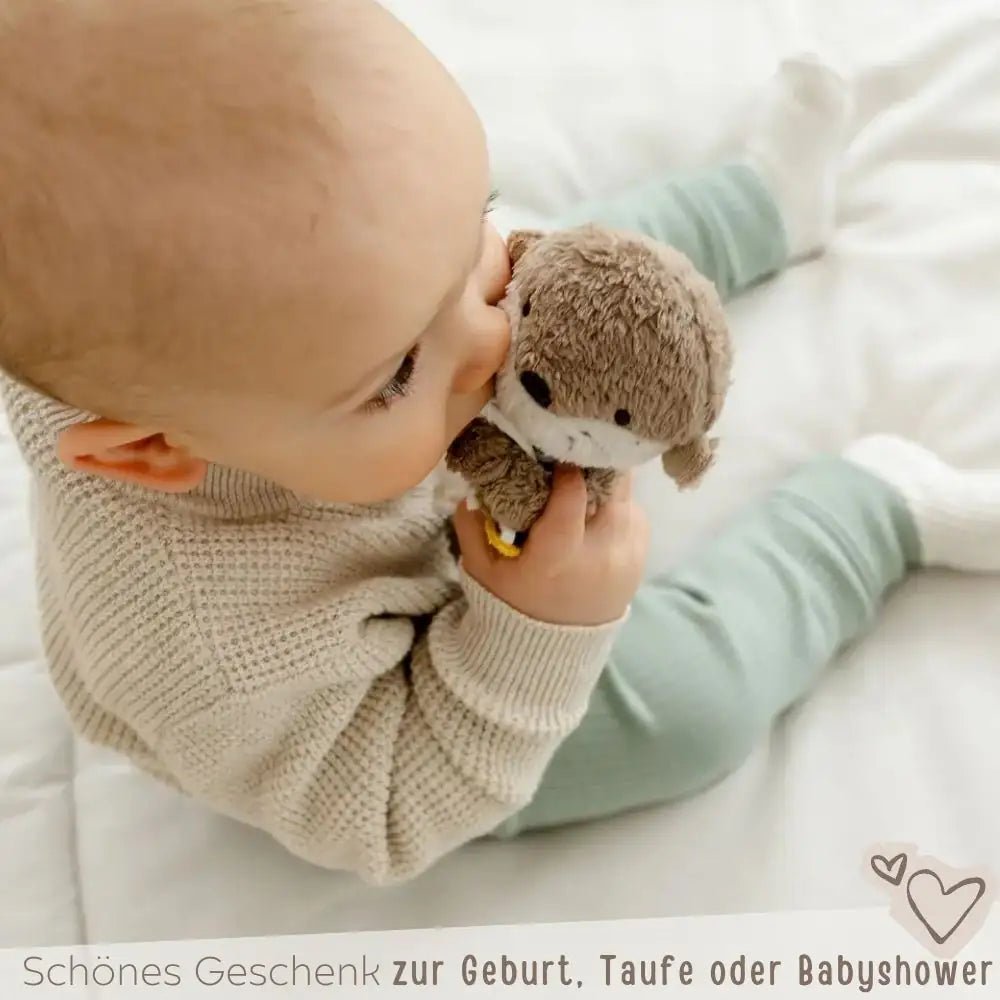 FEHN Stabgreifling Otter personalisierbar - wunderwunsch