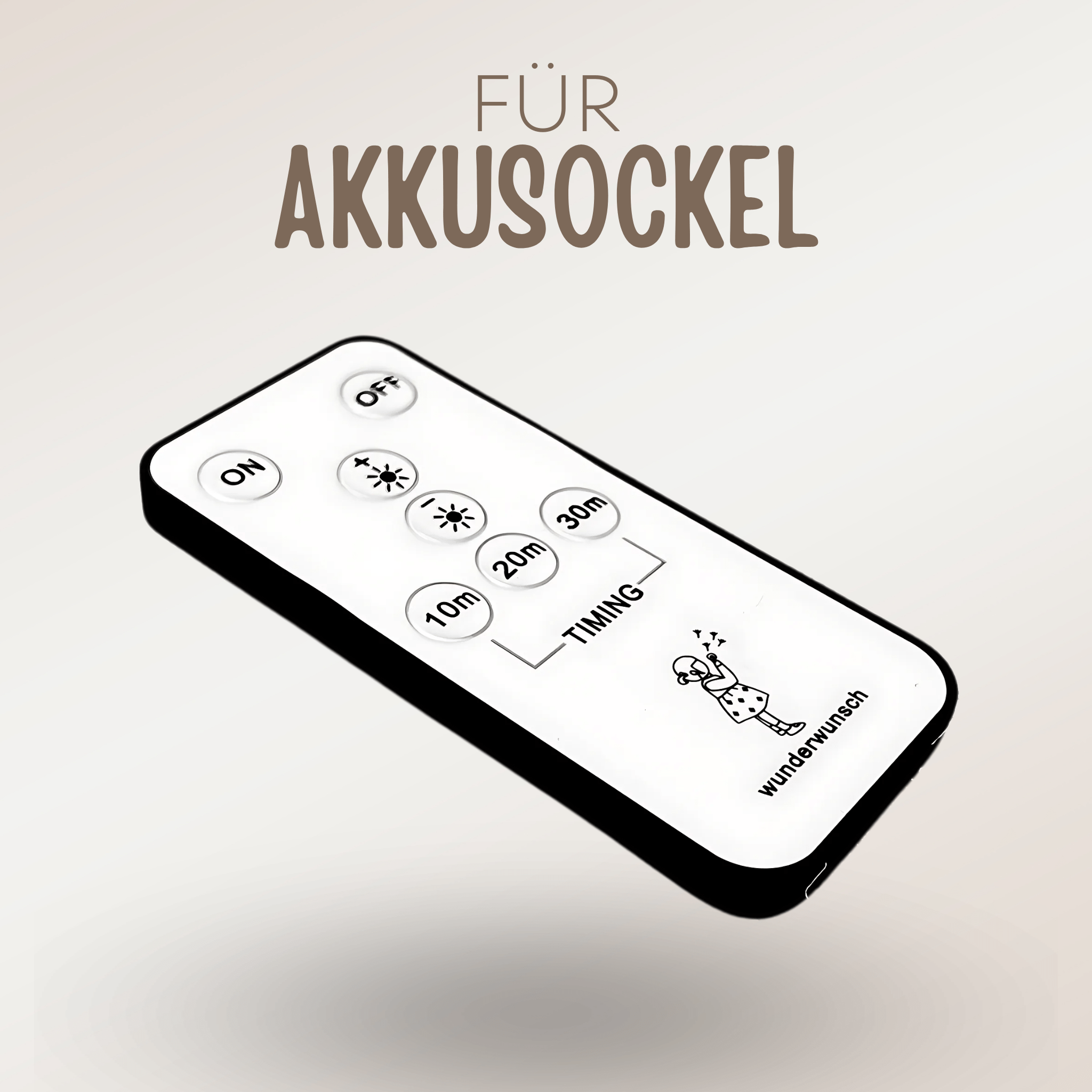 Fernbedienung für Nachtlichtsockel - wunderwunsch