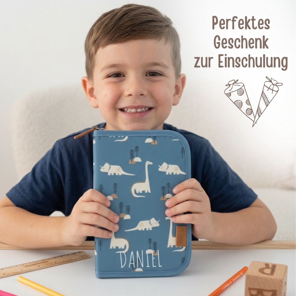 FRESK Federmappe mit Füllung personalisiert - wunderwunsch