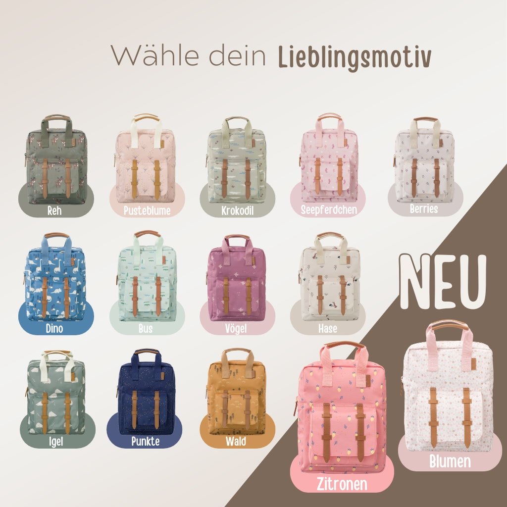 FRESK Kindergartenrucksack personalisiert - wunderwunsch