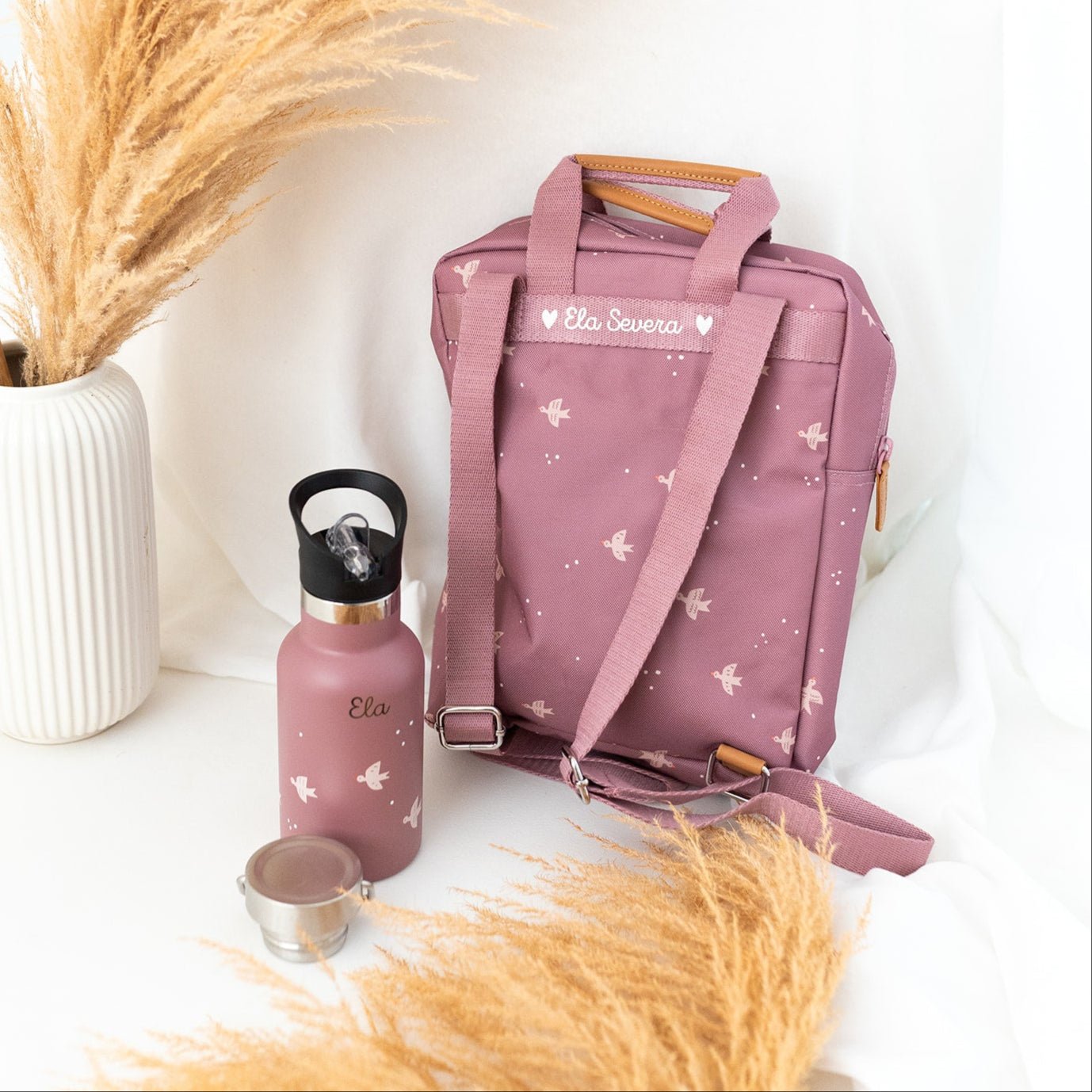 FRESK Kindergartenrucksack und Trinkflasche personalisiert - wunderwunsch