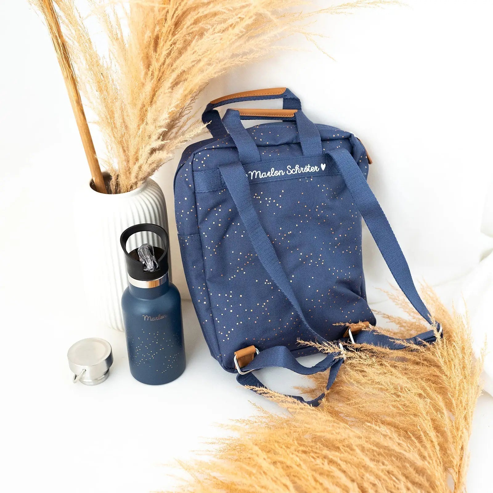 FRESK Kindergartenrucksack und Trinkflasche personalisiert - wunderwunsch