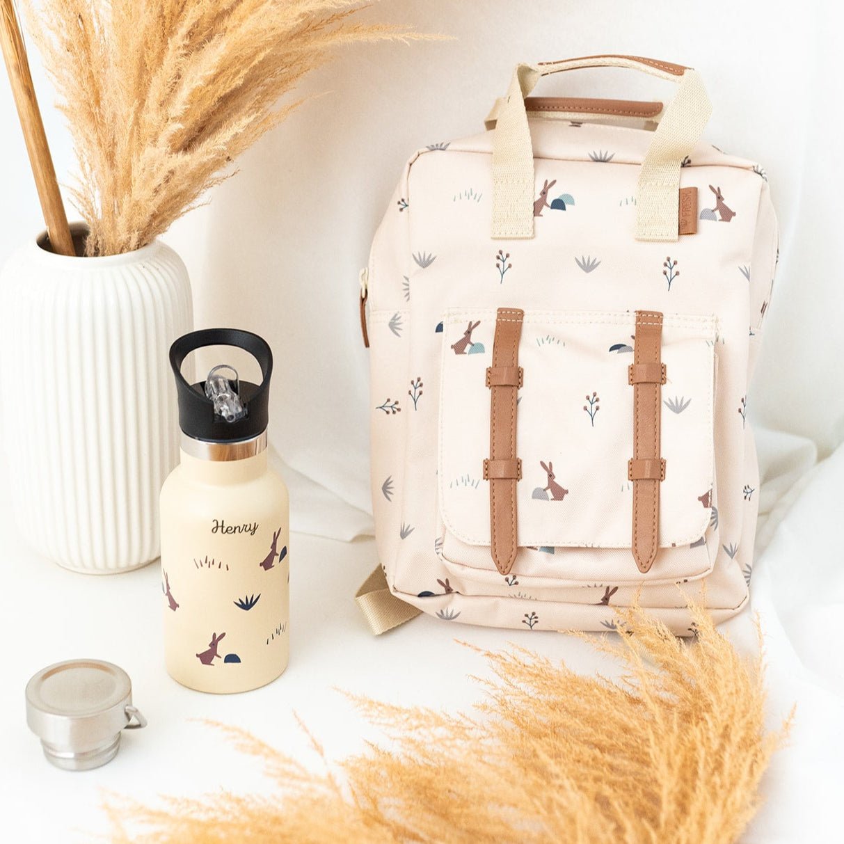 FRESK Kindergartenrucksack und Trinkflasche personalisiert - wunderwunsch
