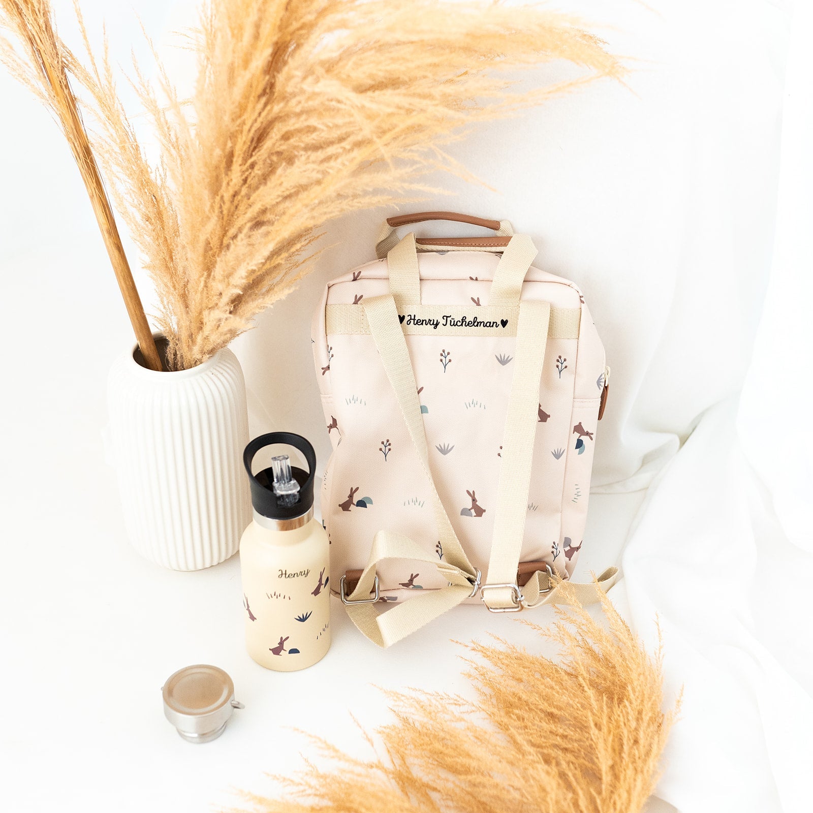 FRESK Kindergartenrucksack und Trinkflasche personalisiert - wunderwunsch