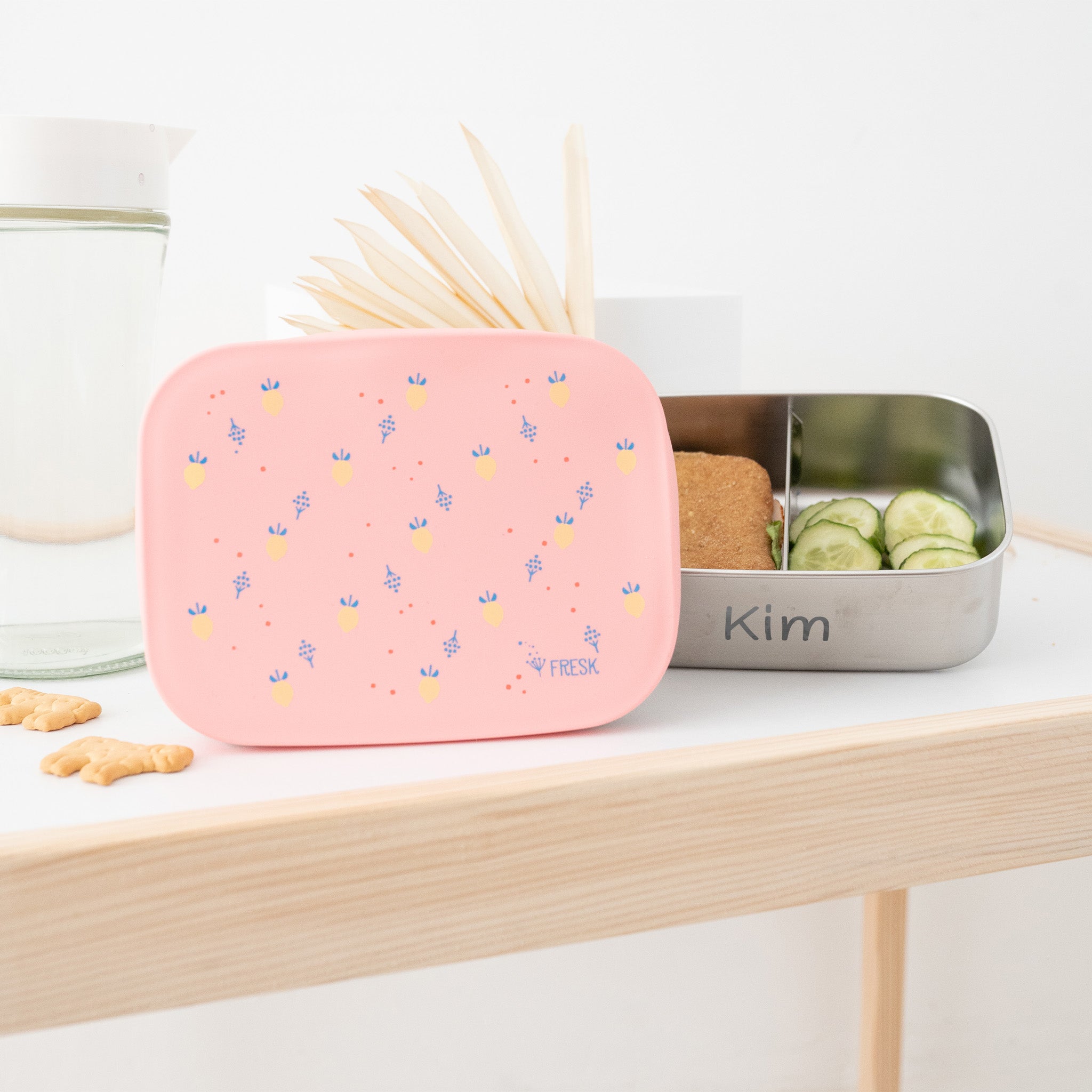 FRESK Lunchbox Edelstahl - personalisierbar - wunderwunsch