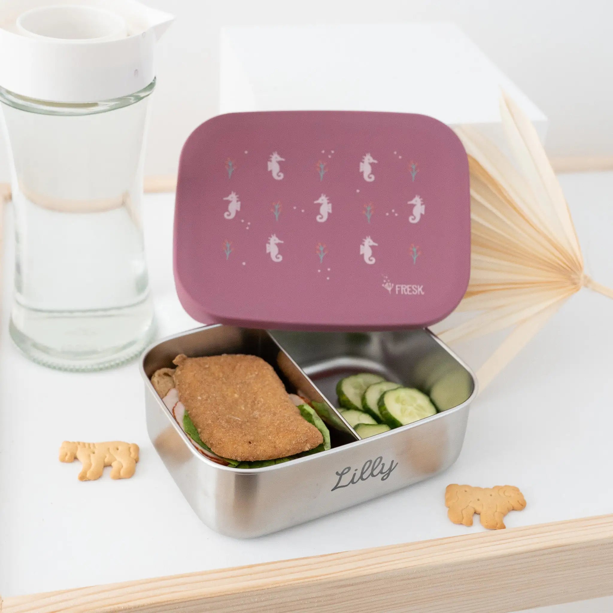 FRESK Lunchbox Edelstahl - personalisierbar - wunderwunsch
