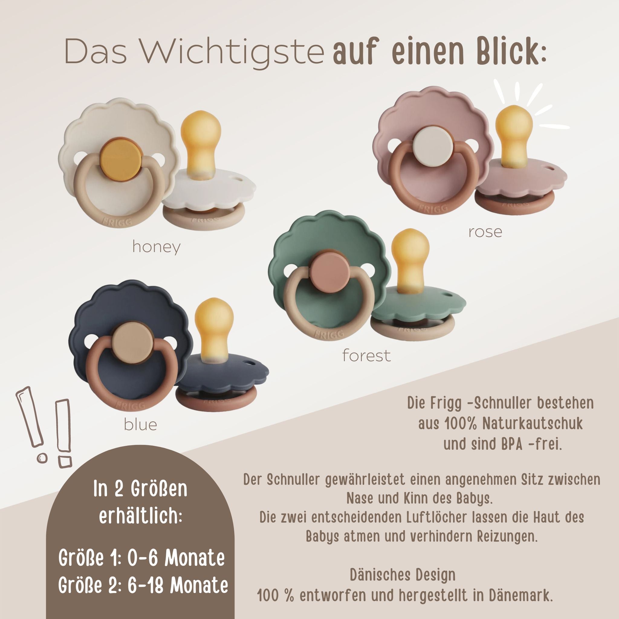 FRIGG Schnuller "Blume" personalisierbar - wunderwunsch