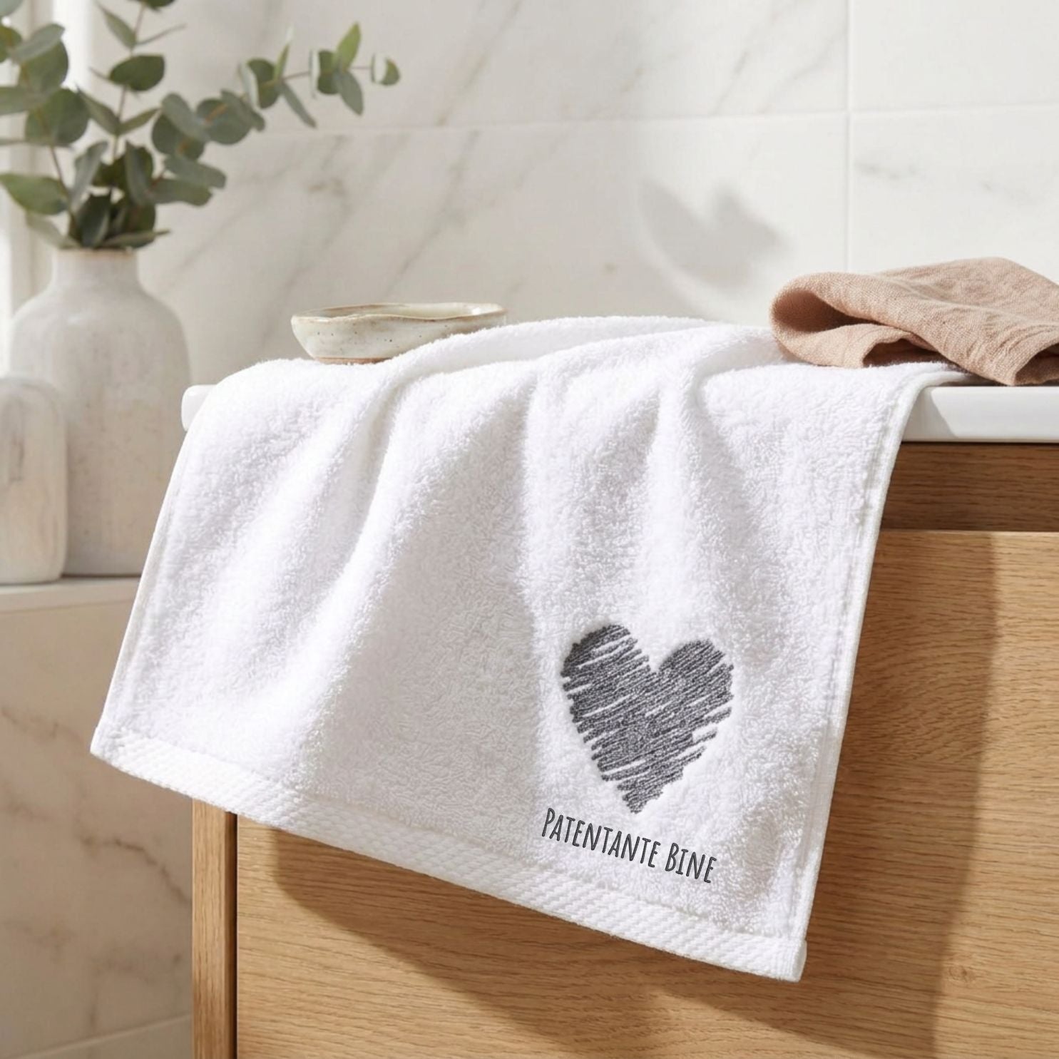 Gästehandtuch - Herz - wunderwunsch