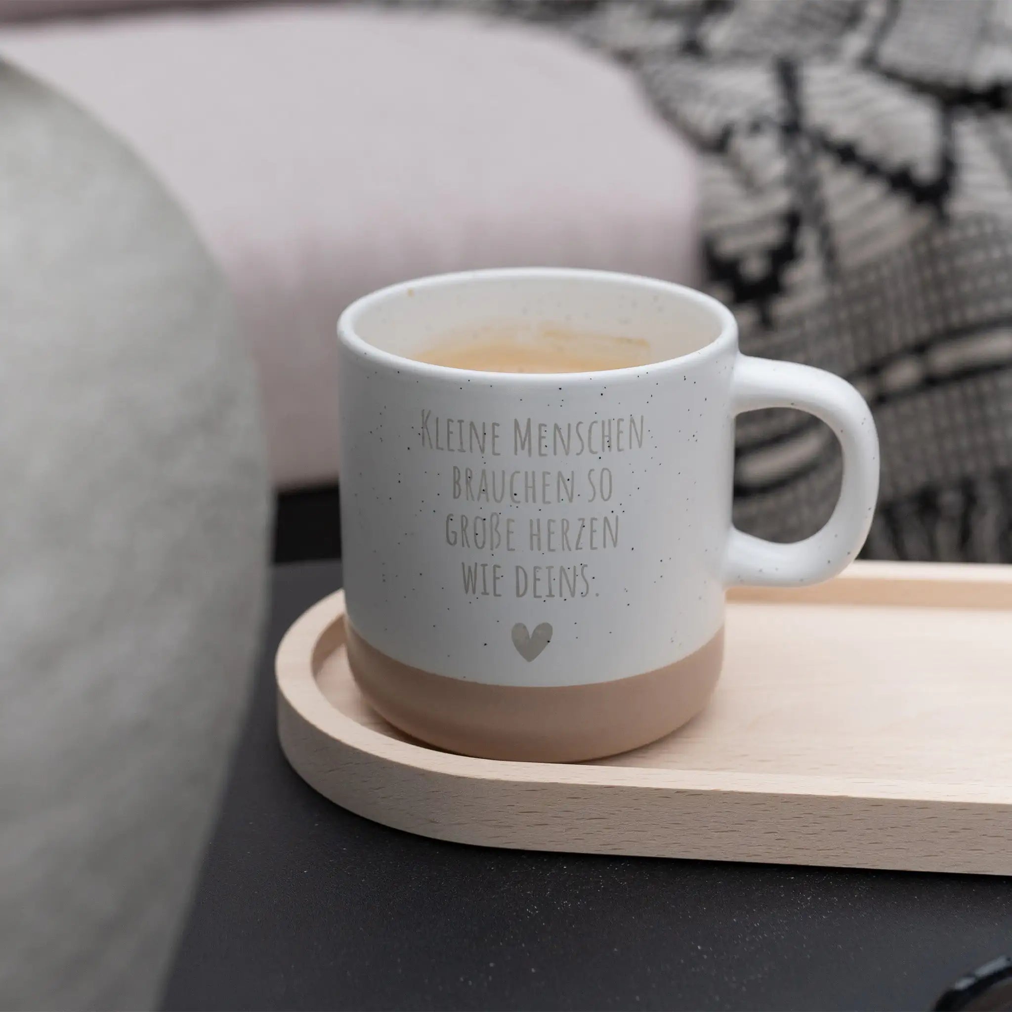Geschenkset für Erzieher:innen – Tasse & Tablett - wunderwunsch