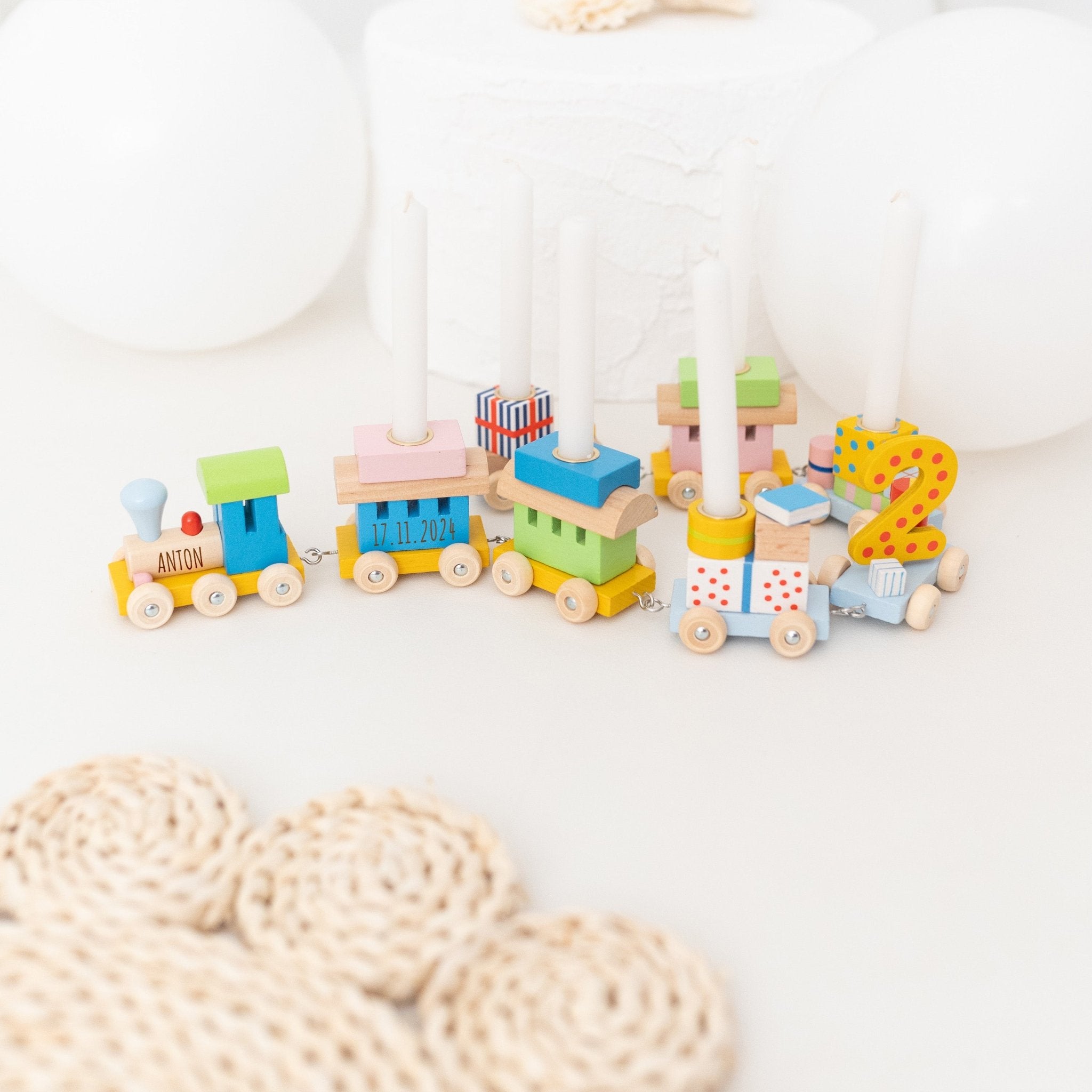 GOKI Geburtstagszug Bunt - wunderwunsch