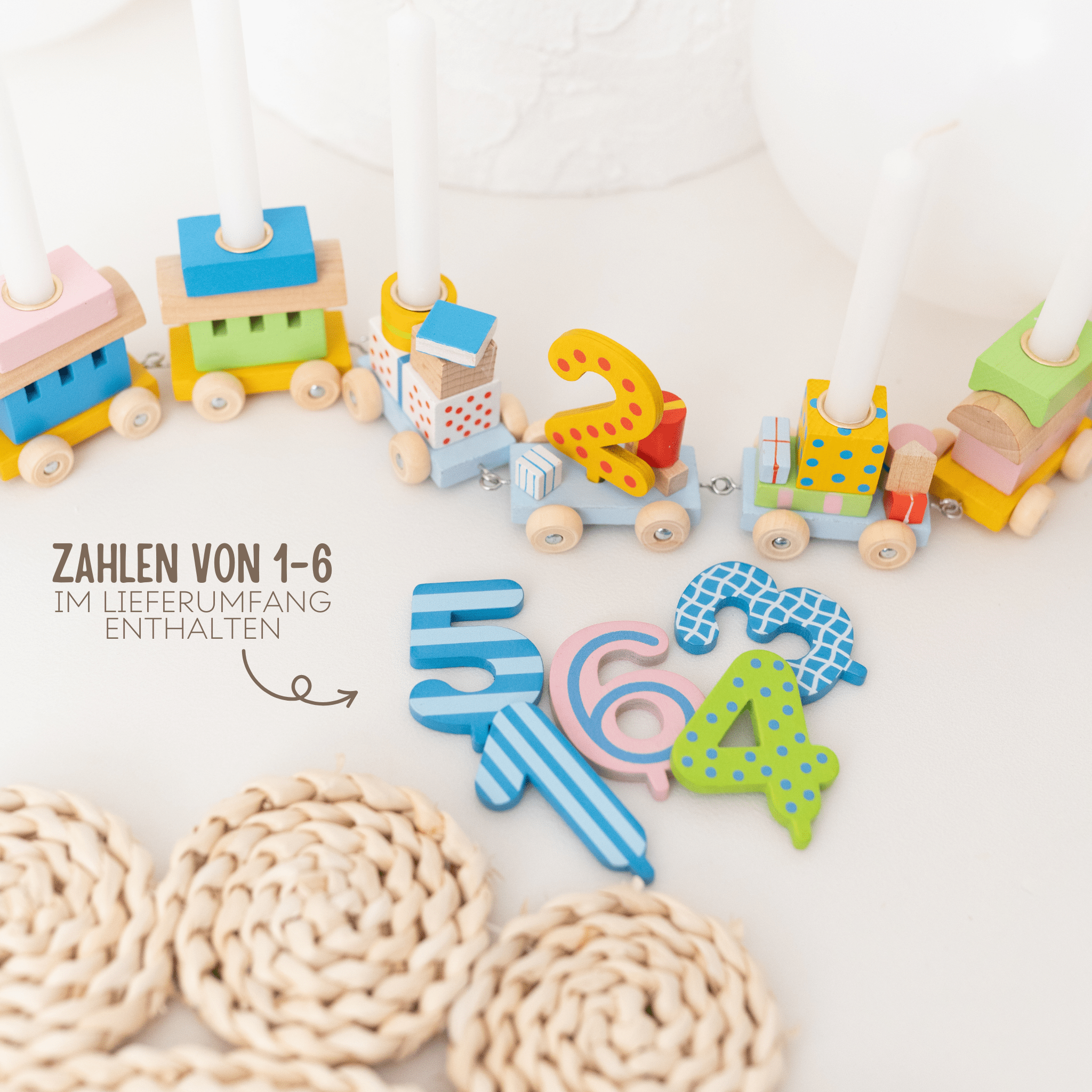 GOKI Geburtstagszug Bunt - wunderwunsch