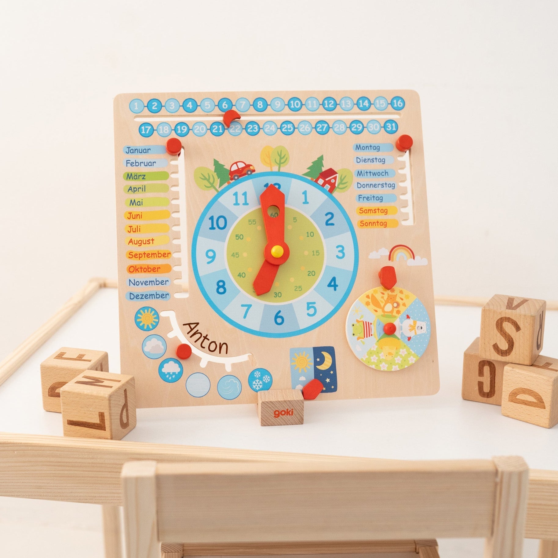GOKI Jahresuhr personalisiert - wunderwunsch