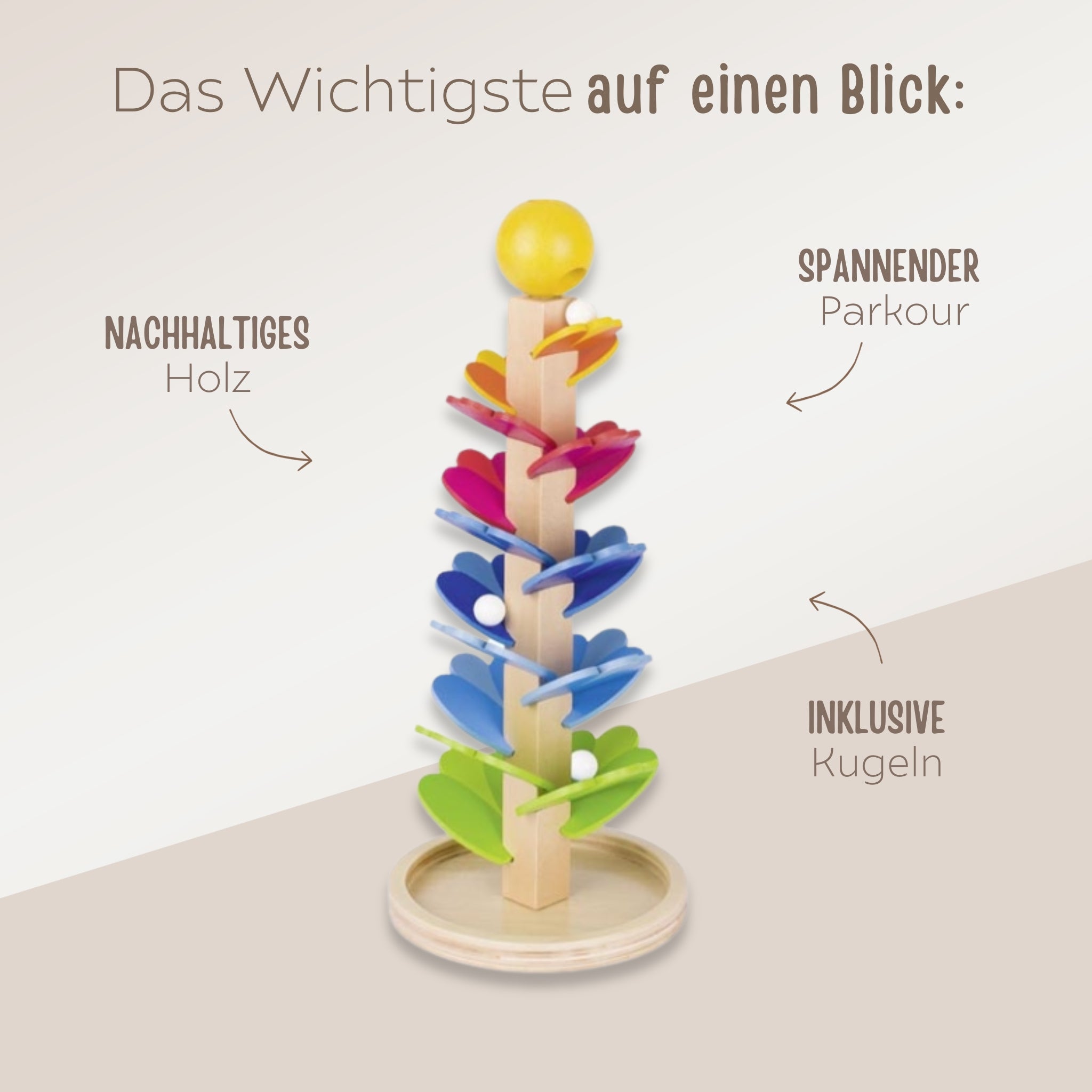 GOKI Klangbaum Murmelbahn - wunderwunsch