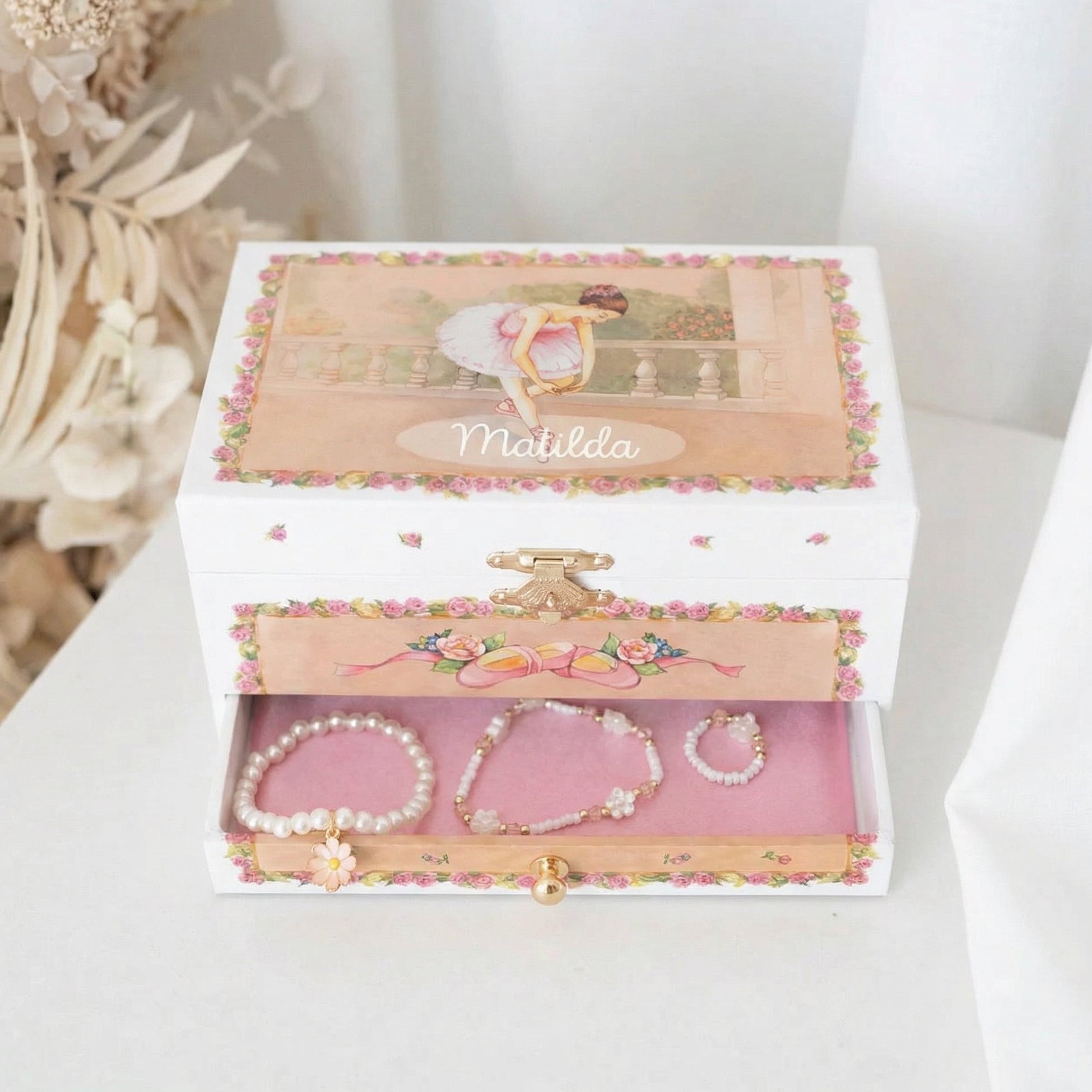 GOKI Schmuckkästchen Ballerina personalisierbar - wunderwunsch