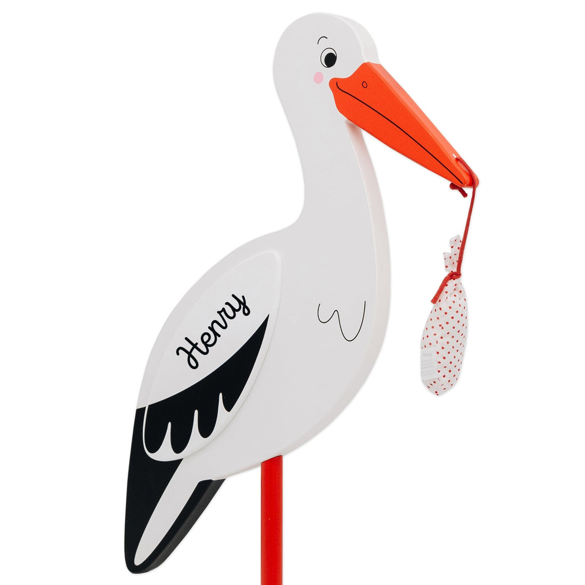 GOKI Storch mit Babytuch - wunderwunsch