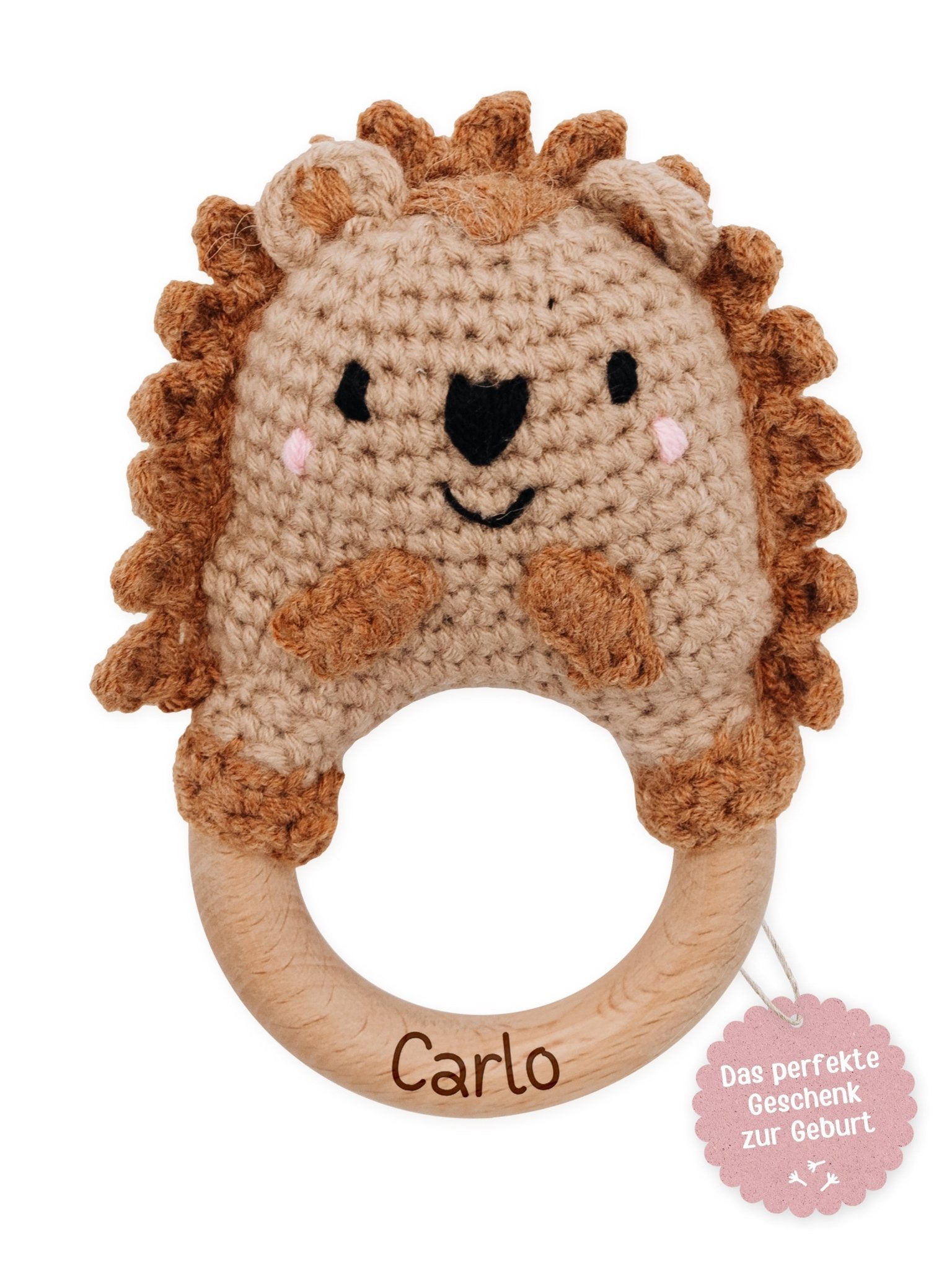 Greifling Igel personalisiert - wunderwunsch