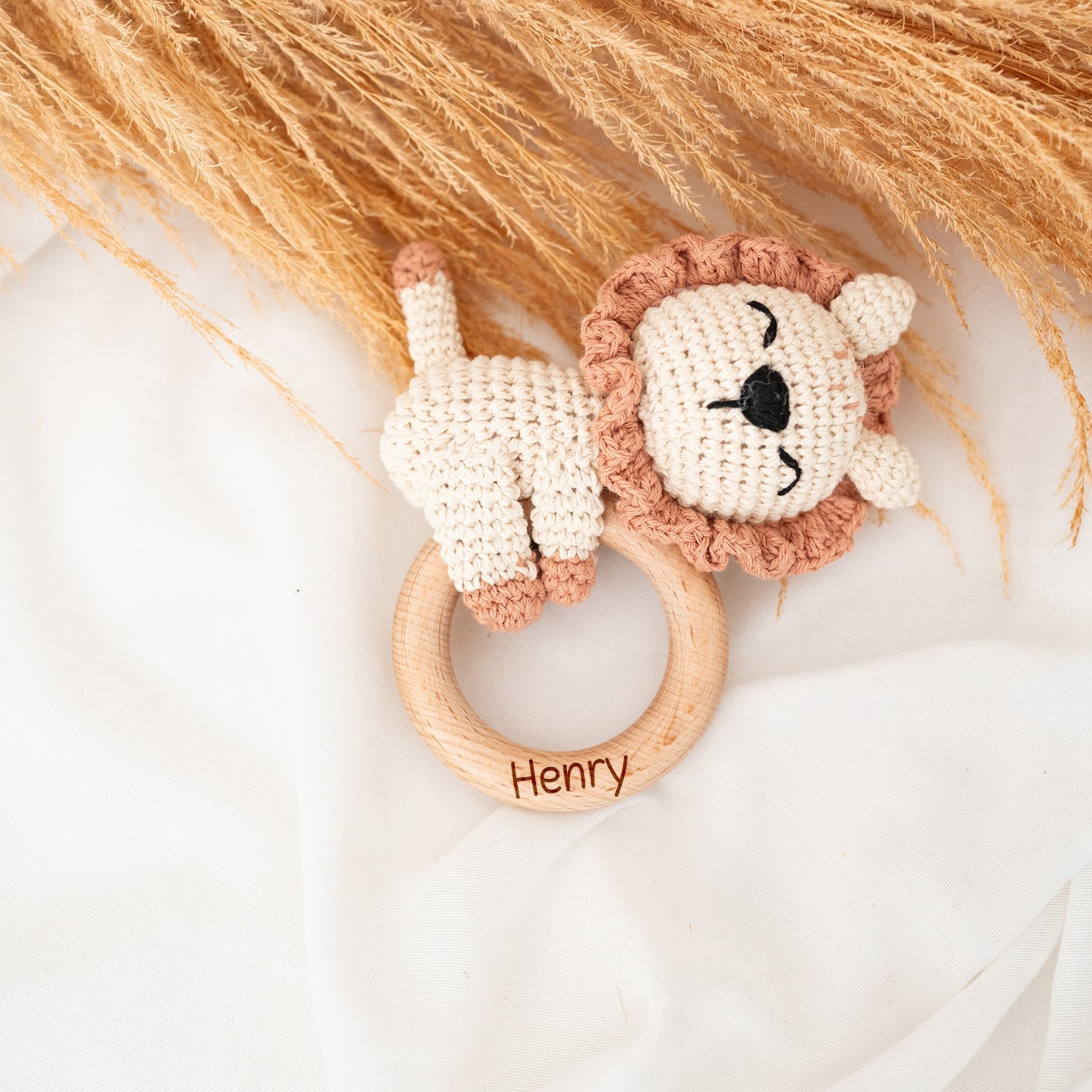 Greifling Löwe liegend personalisiert - wunderwunsch