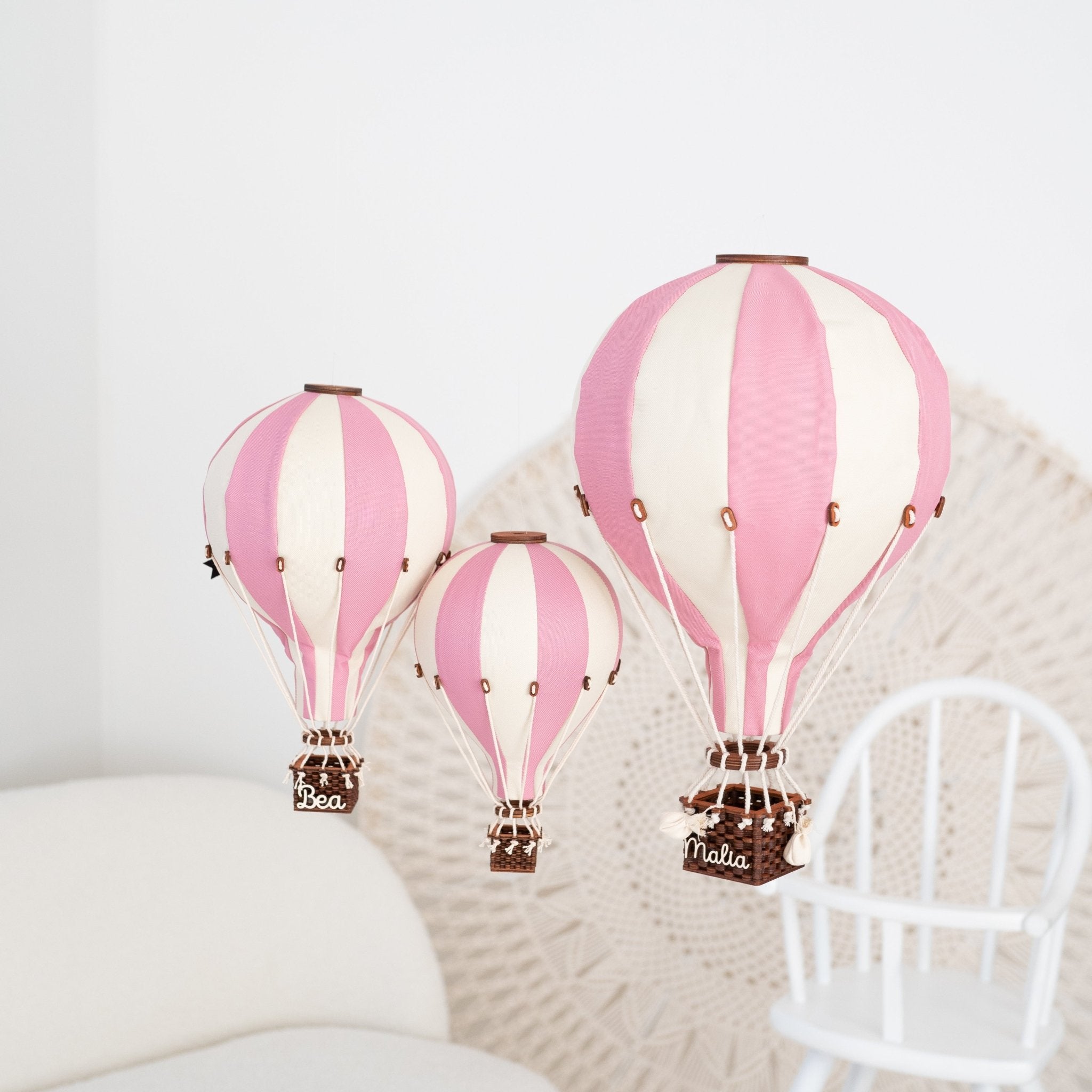 Heißluftballon Kinderzimmer Wanddeko - wunderwunsch