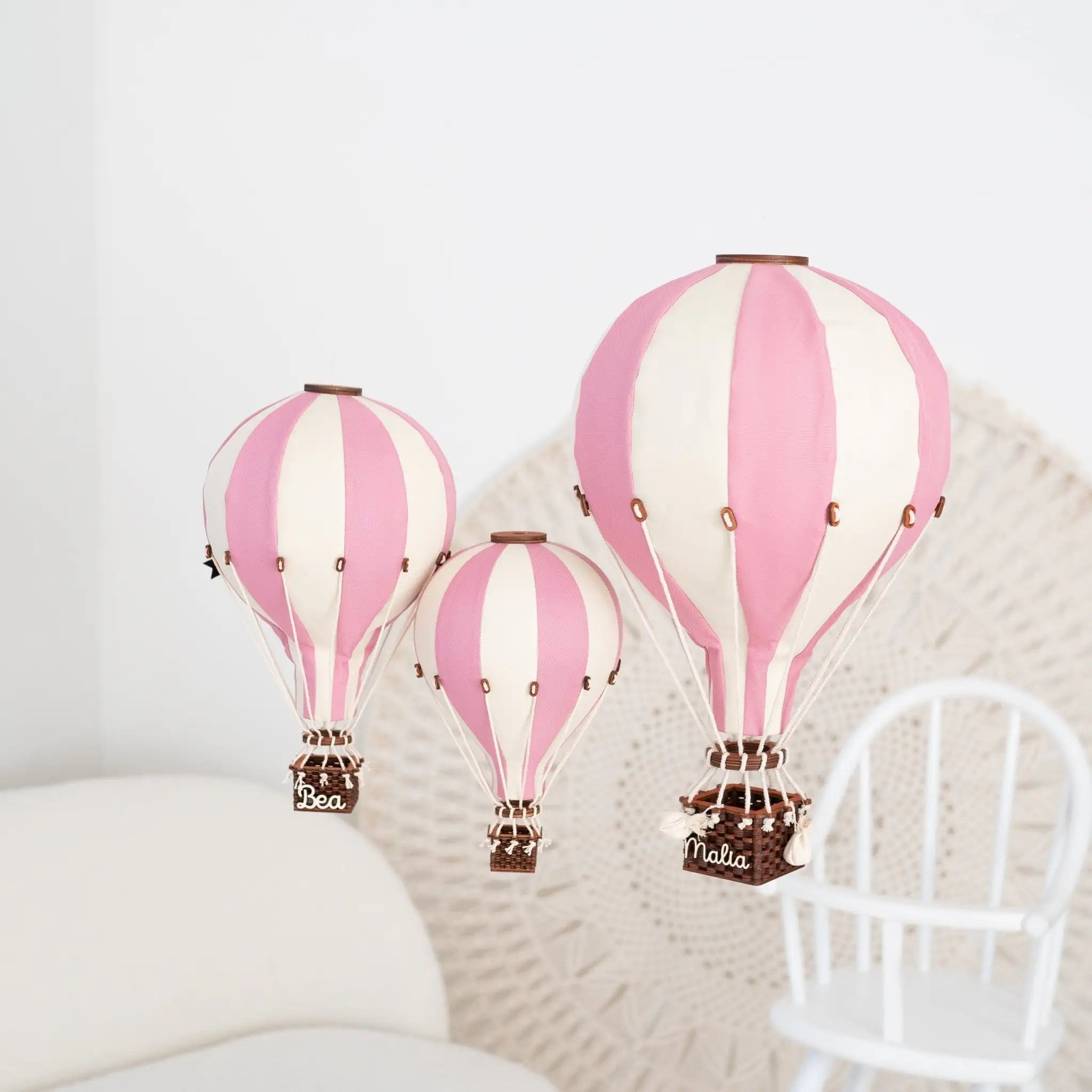 Heißluftballon Kinderzimmer Wanddeko - wunderwunsch