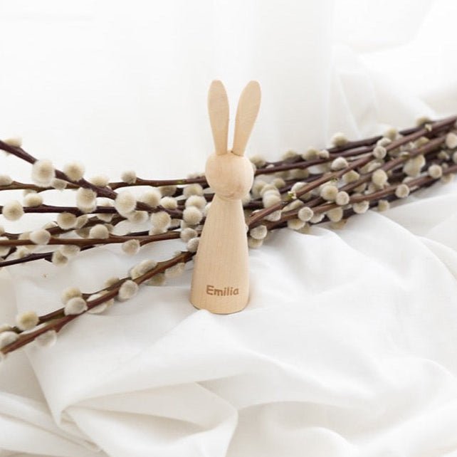 Holz - Osterhasen personalisiert - wunderwunsch