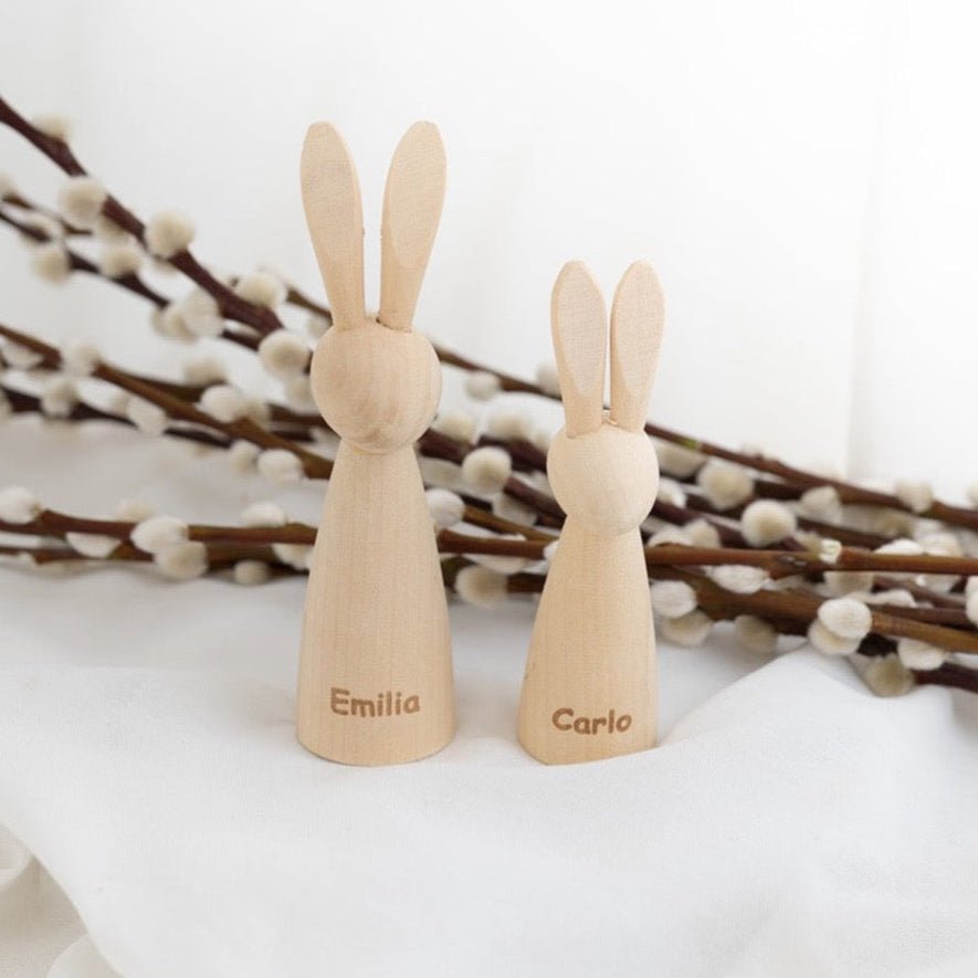 Holz - Osterhasen personalisiert - wunderwunsch