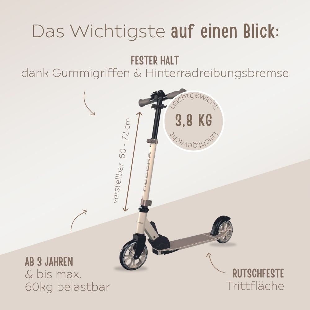 HUDORA Scooter Up 145 Junior (optional mit Lenkertasche) - wunderwunsch