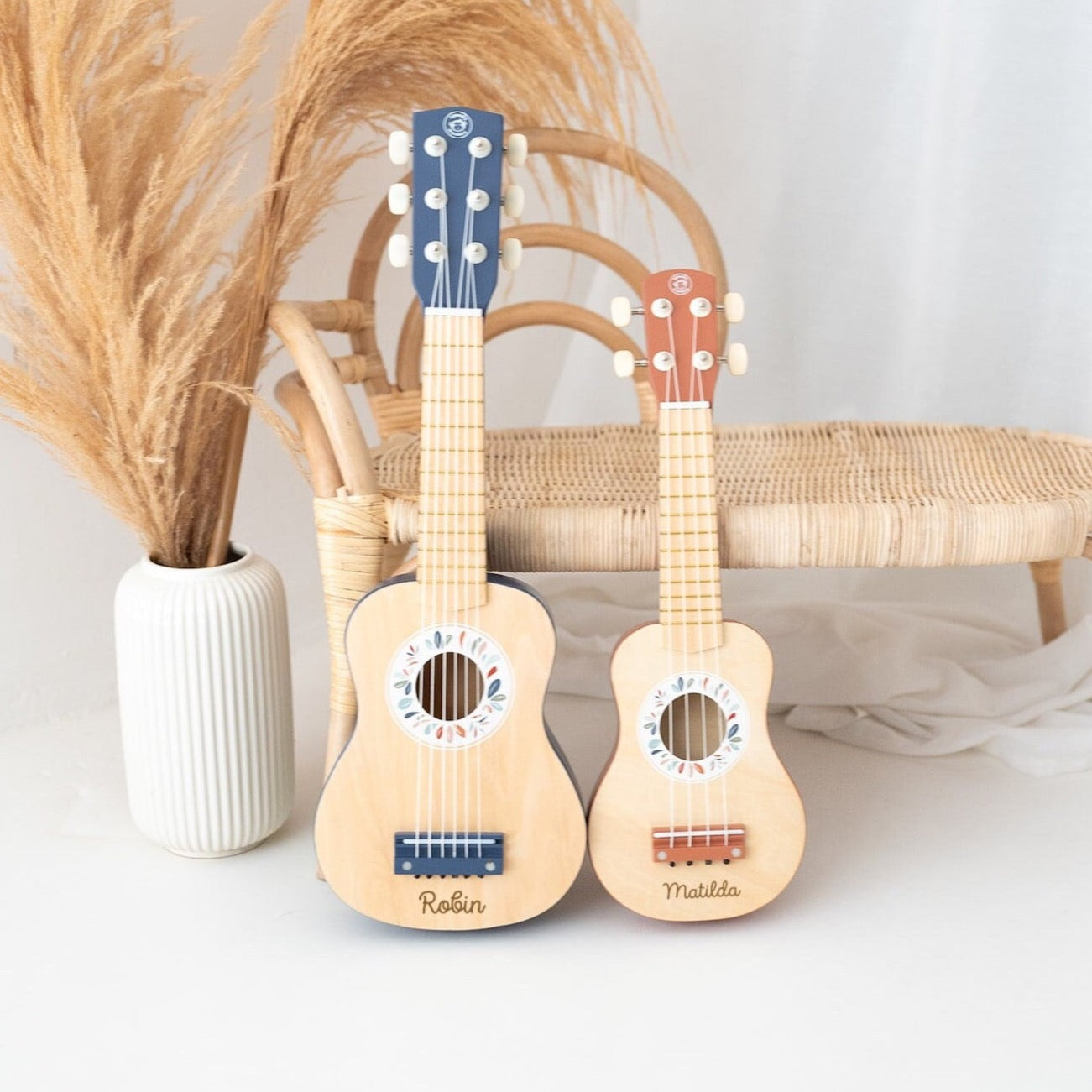 Kinder Ukulele oder Gitarre personalisiert