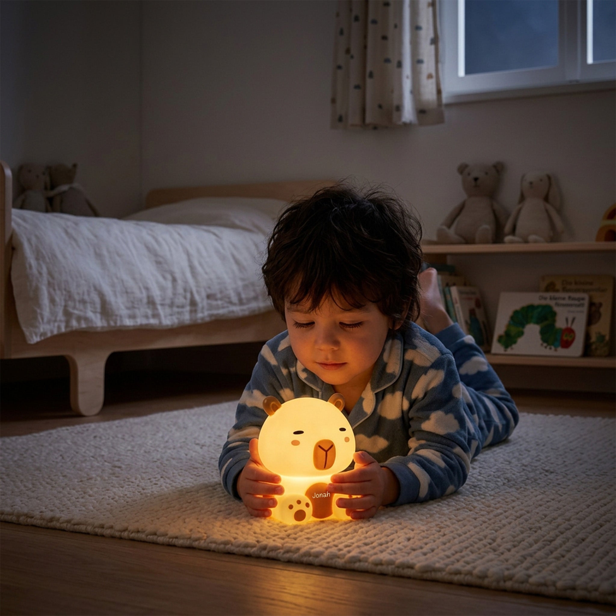 iTotal Nachtlicht Axolotl & Capybara personalisierbar - wunderwunsch