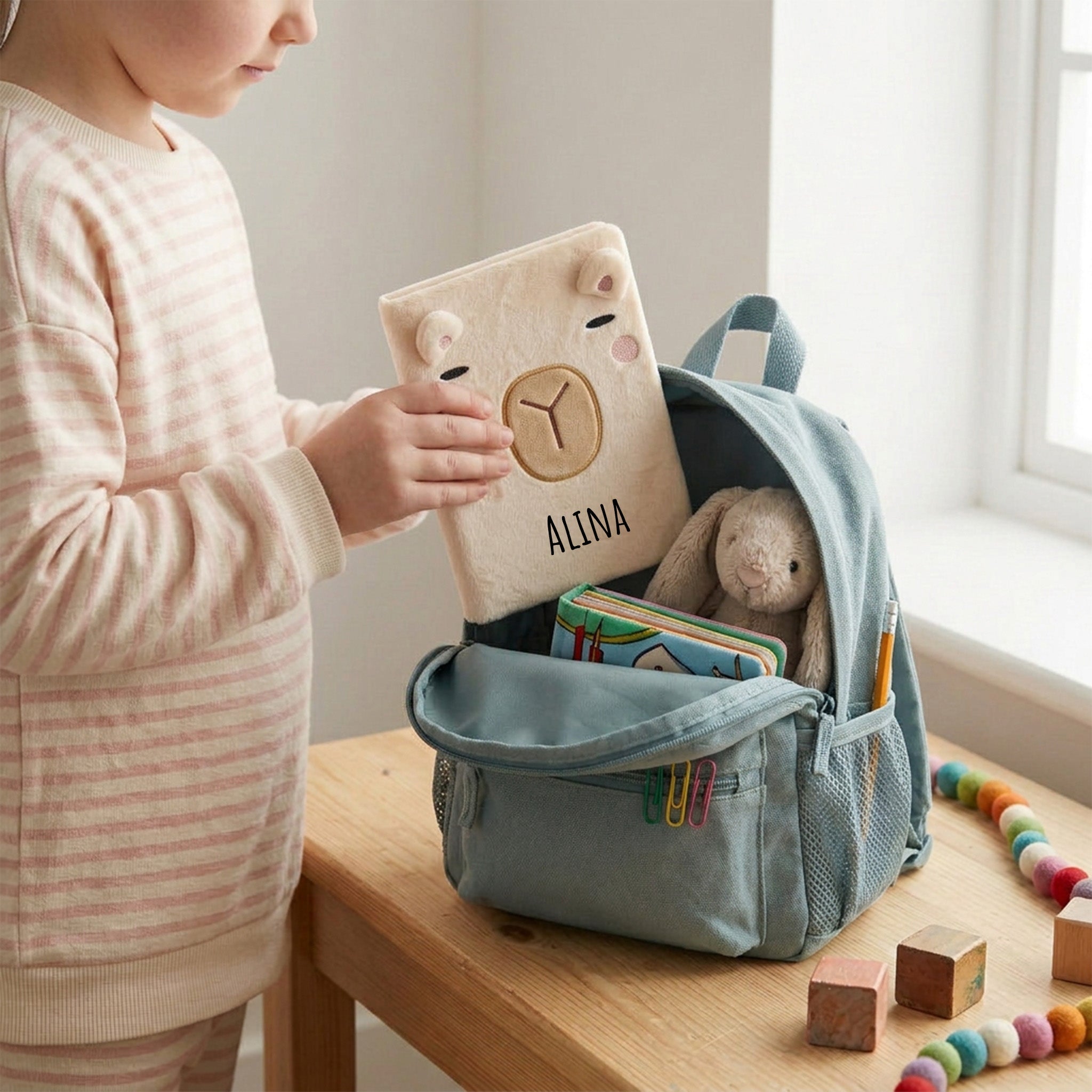 iTotal Notizbuch Capybara personalisierbar - wunderwunsch