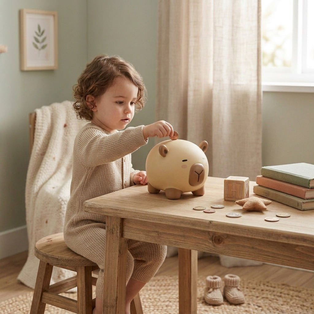 itotal Spardose Caybara & Axolotl personalisierbar - wunderwunsch