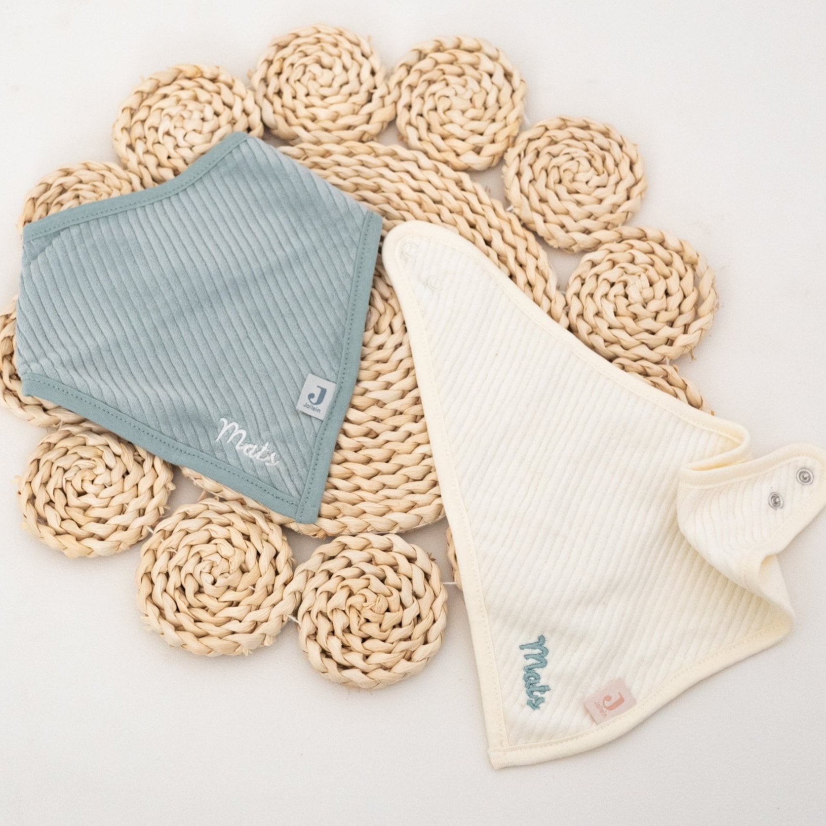 JOLLEIN Halstuch - Set personalisiert - Cord - wunderwunsch