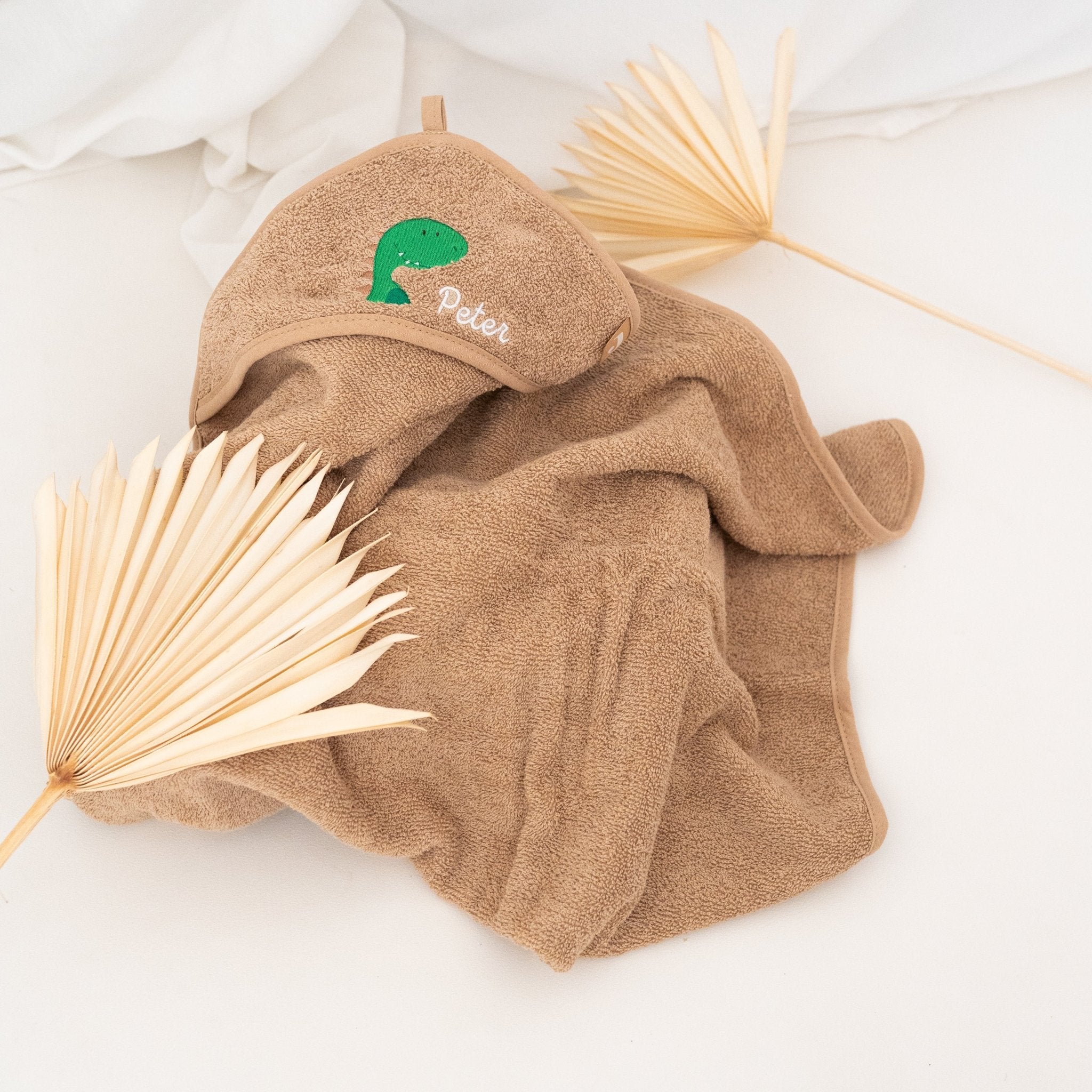 JOLLEIN Handtuch Groß 100 x 100cm personalisiert - Wunderwunsch Tiere - wunderwunsch