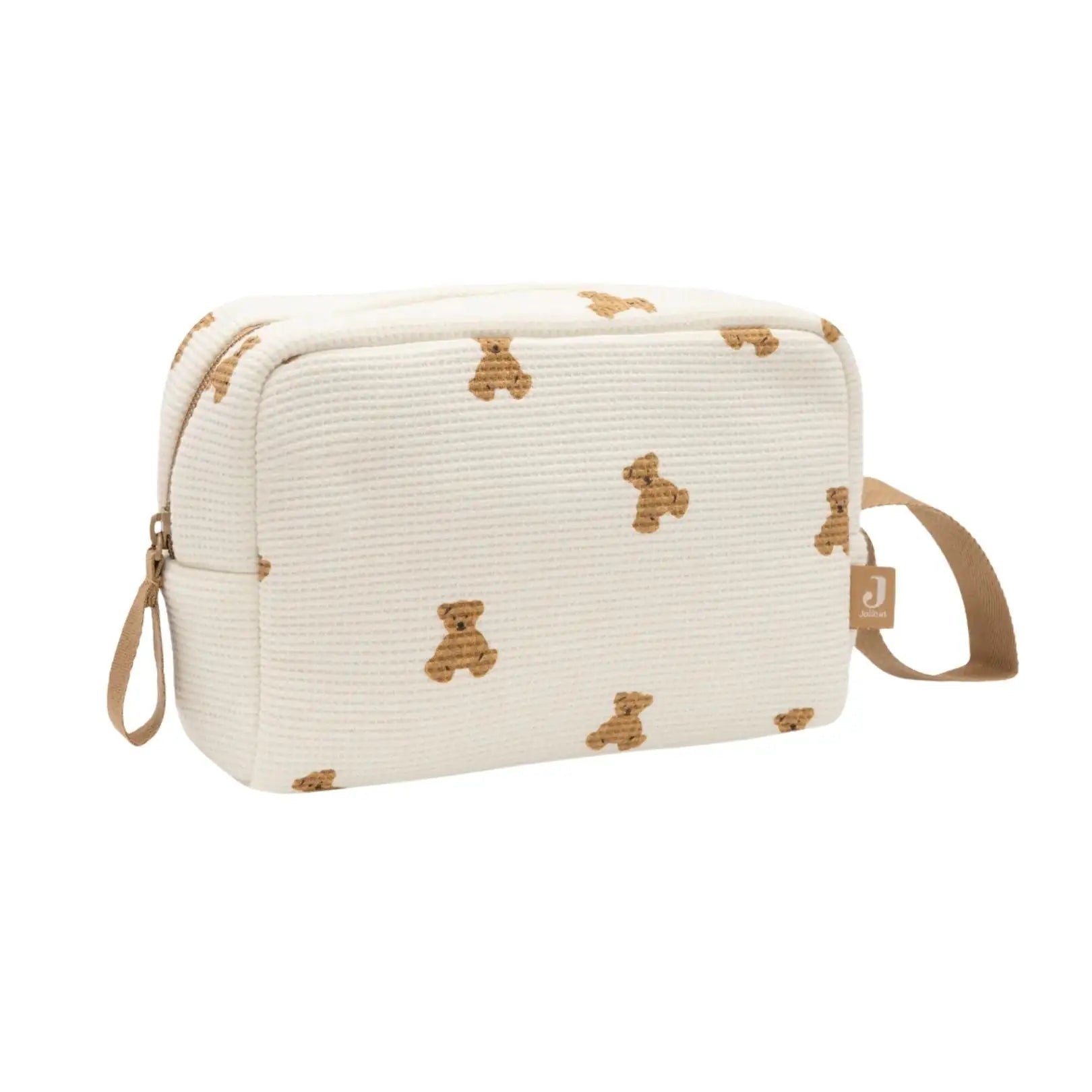 JOLLEIN Kulturtasche Bär Print personalisierbar - wunderwunsch
