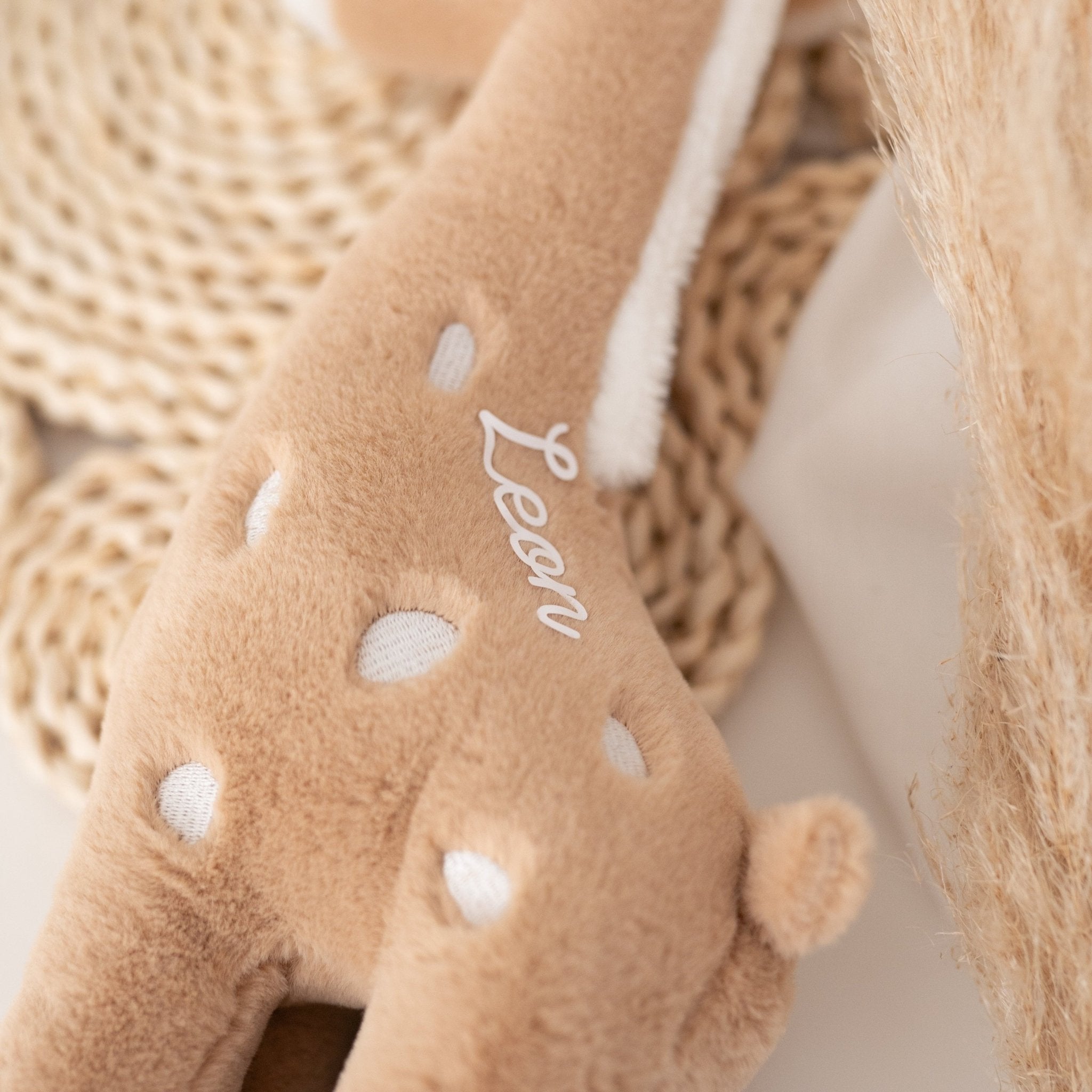 JOLLEIN Kuscheltier Giraffe personalisierbar - wunderwunsch