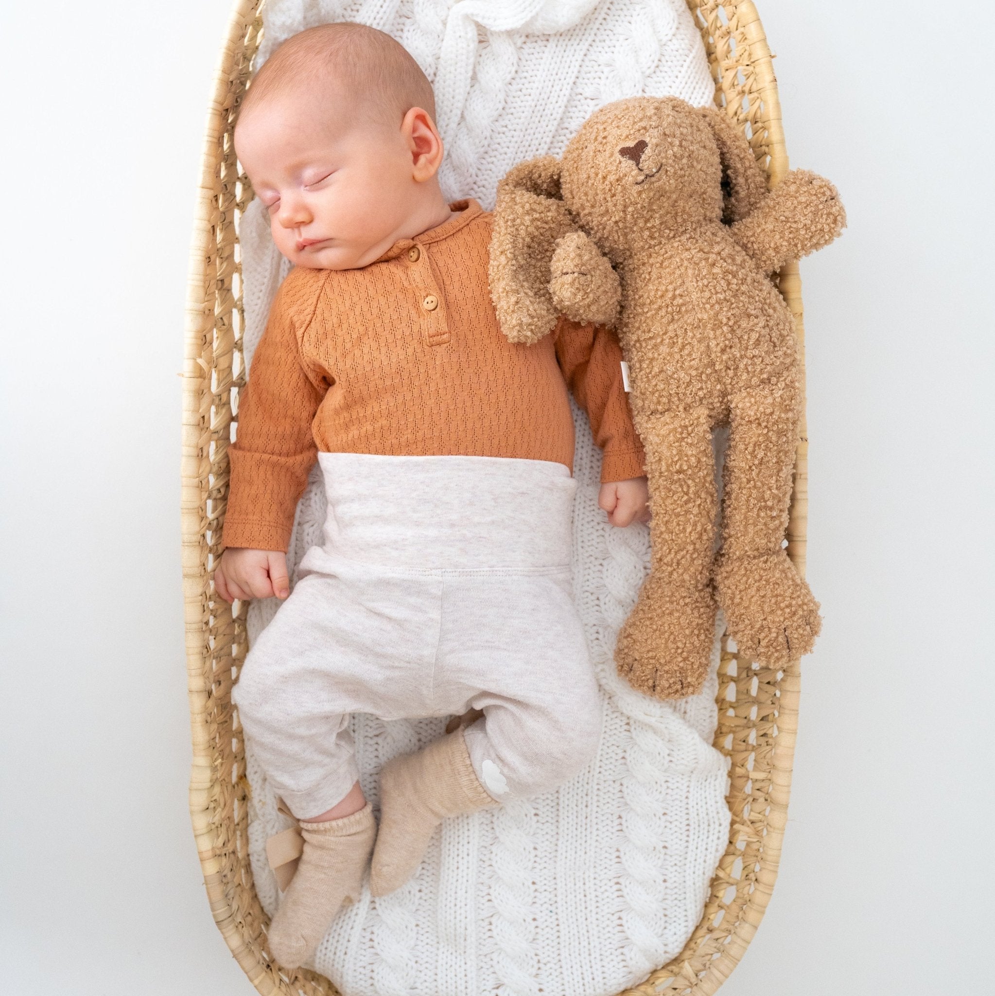 JOLLEIN Kuscheltier Hase Bouclé biscuit - wunderwunsch