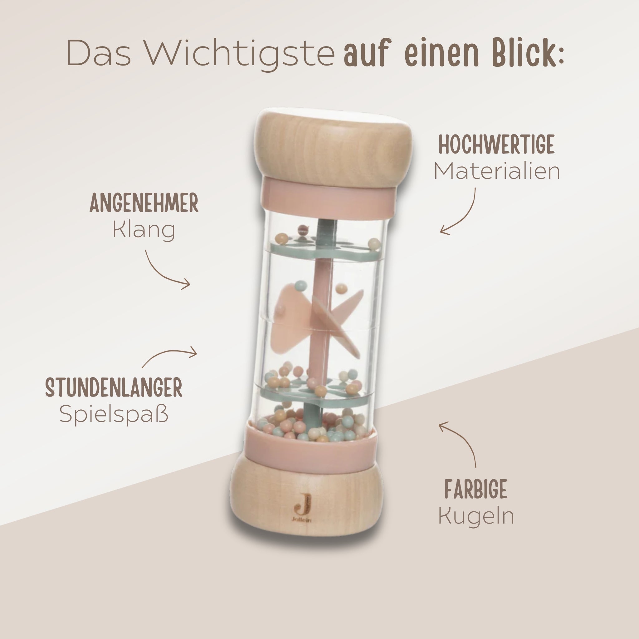 JOLLEIN Regenmacher personalisiert - rosa, blau - wunderwunsch