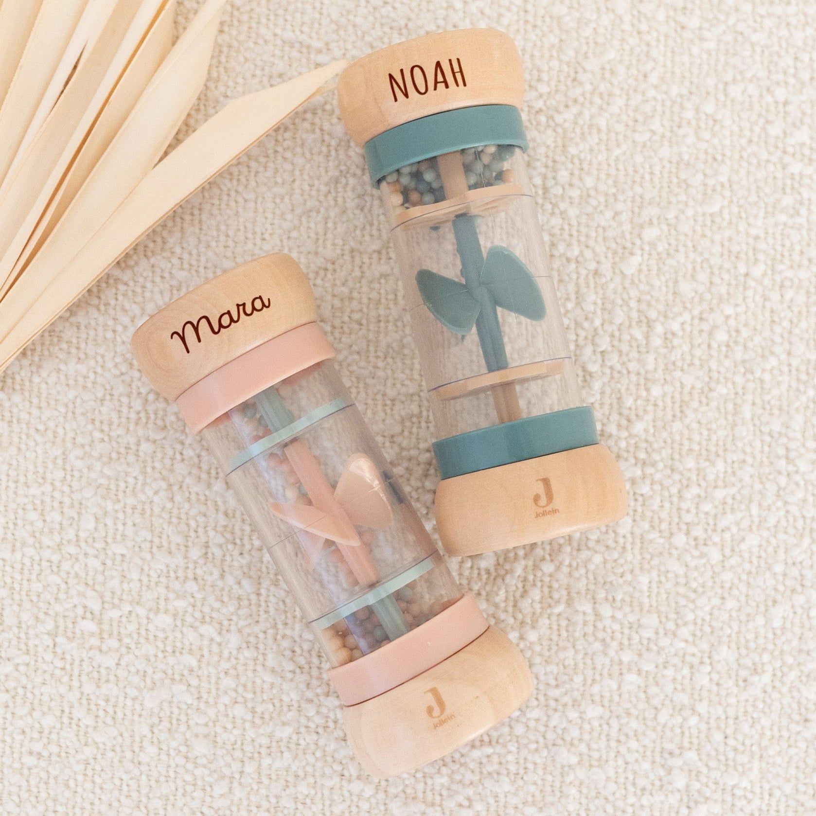 JOLLEIN Regenmacher personalisiert - rosa, blau - wunderwunsch